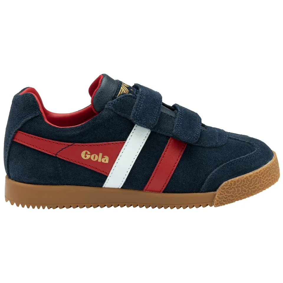 gola-harrier-strap-kinder-sneaker-wildleder-mit-klett image 1