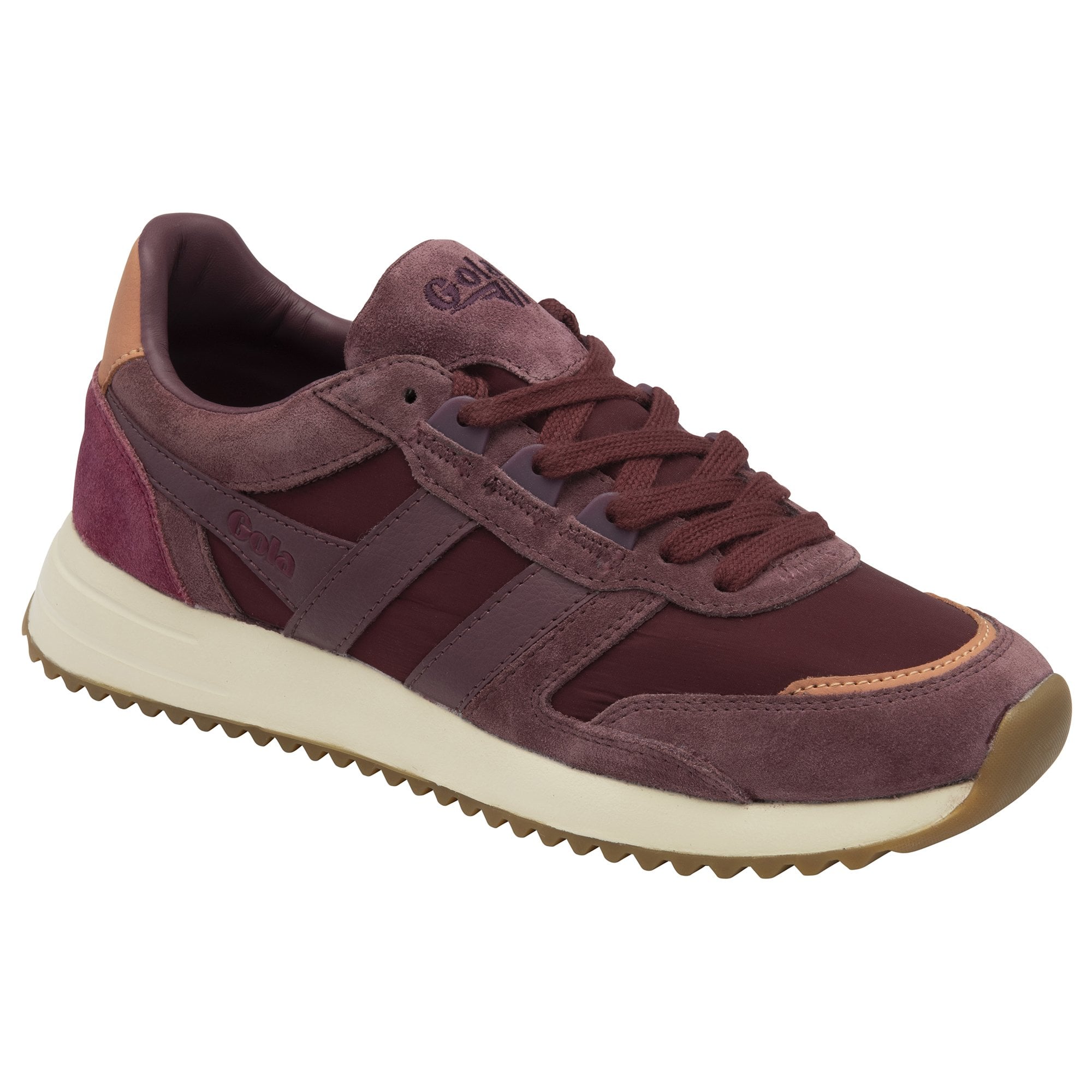 gola-chicago-damen-sneaker-heritage-jogger-in-windsor-wine image 2