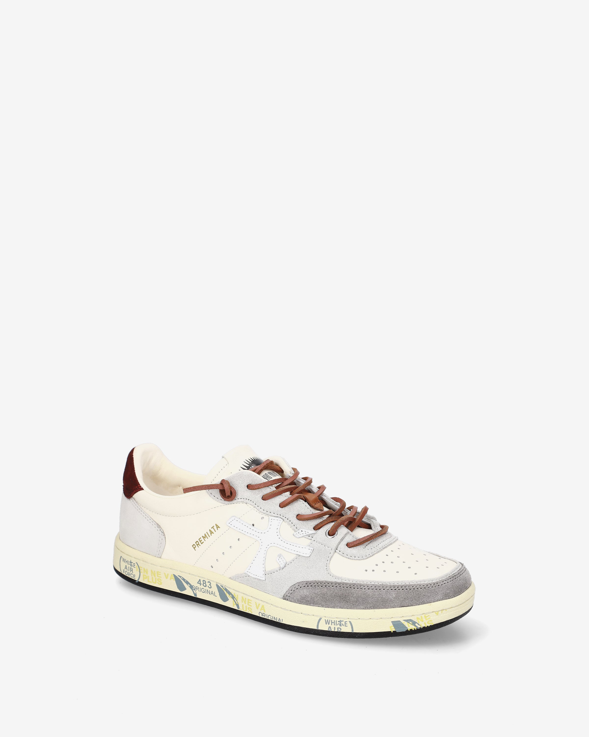 premiata-bskt-clay-7616-sneaker-herren-white image 4