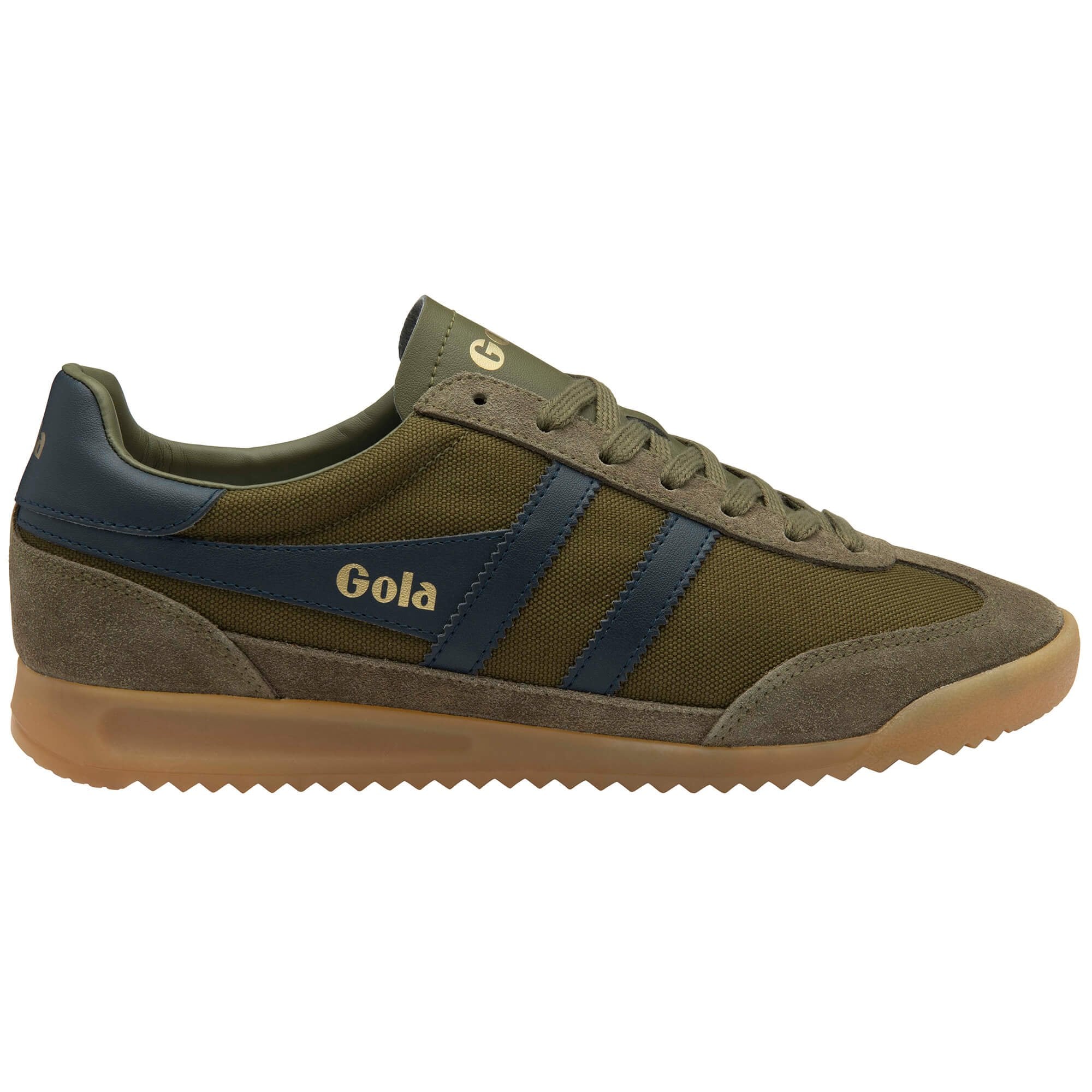gola-tornado-herren-terrace-sneaker-khaki-nylon-wildleder-marineblau image 1