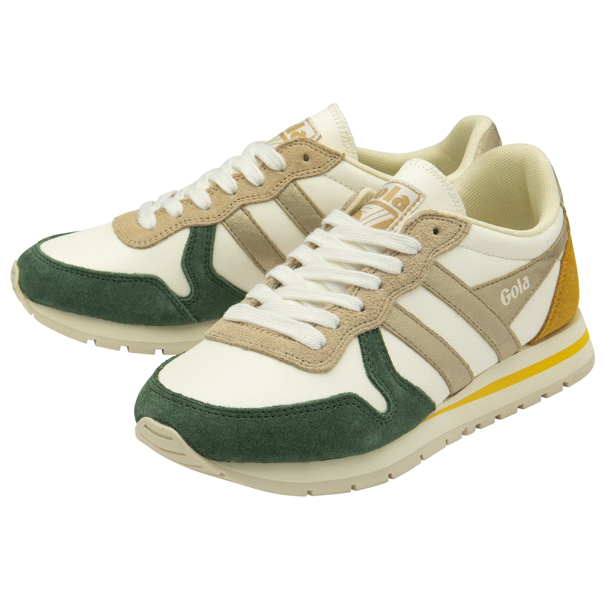 gola-daytona-quadrant-damen-sneaker-creme-tannengr-n-gold image 3