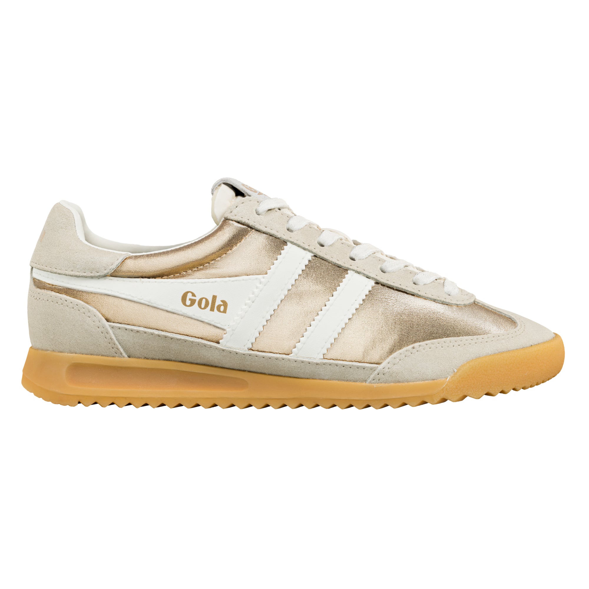 gola-firefly-metallic-damen-sneaker-gold-wildleder image 1