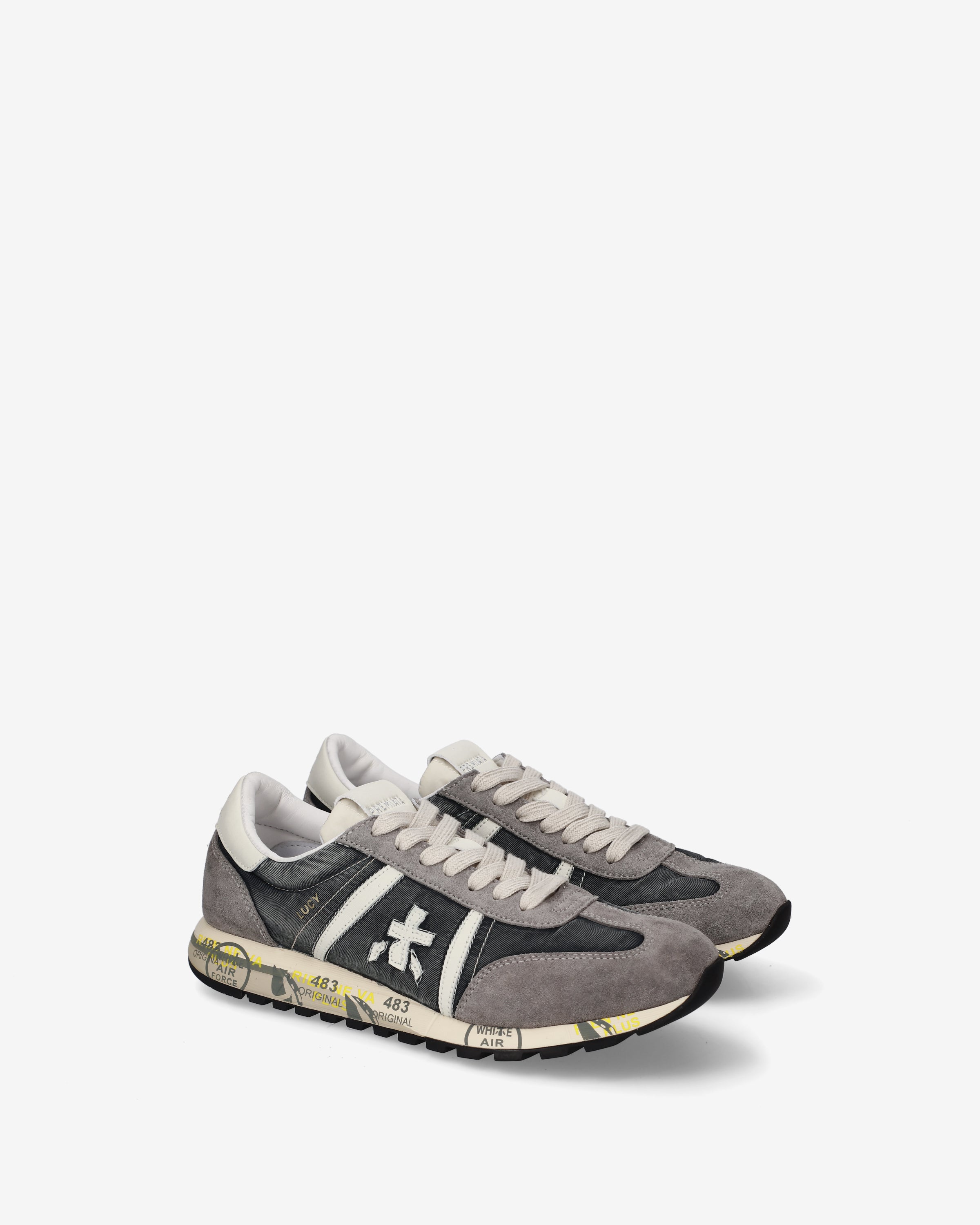 premiata-lucyd-0-1-8416-damen-retro-running-sneaker-grau image 2