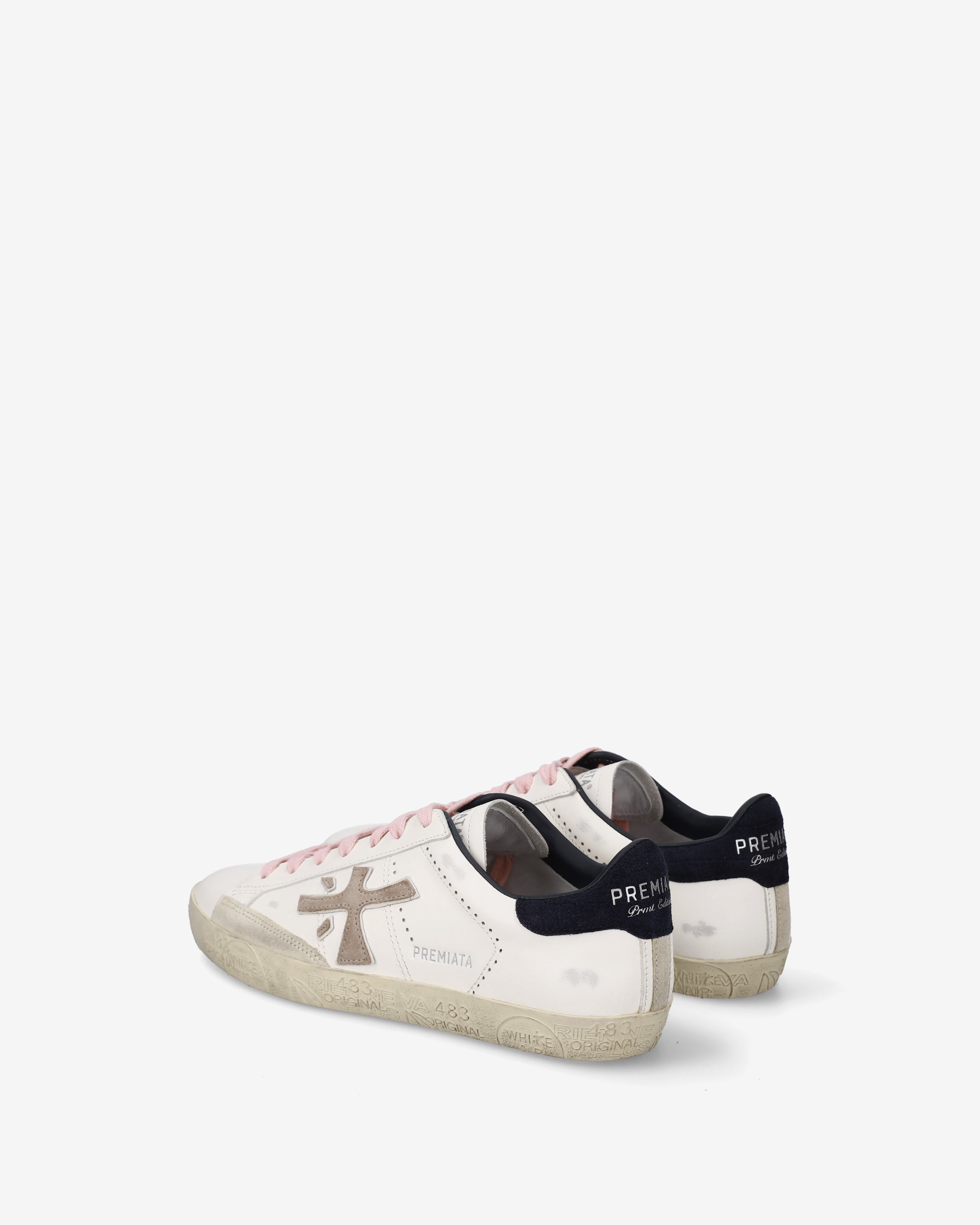 premiata-stevend-7602-sneaker-creme-wei-navy image 5
