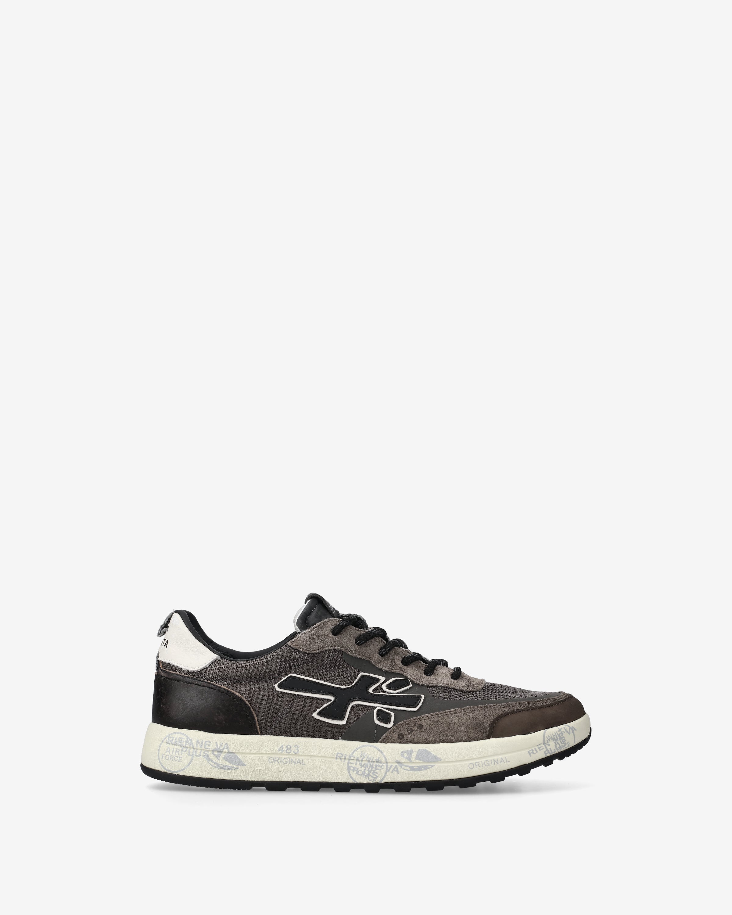 premiata-nous-7725-herren-sneaker-grau-braun image 1