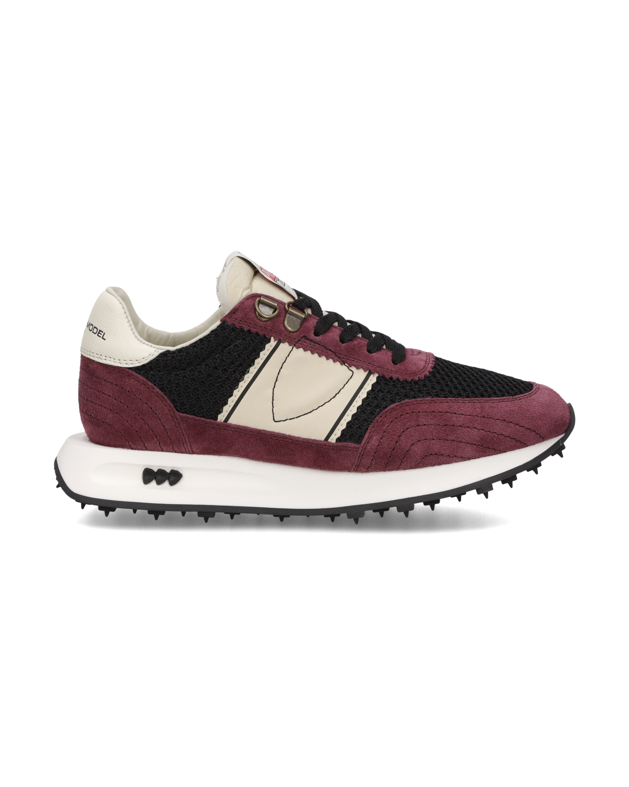 philippe-model-tour-running-sneaker-damen-schwarz-lila image 1