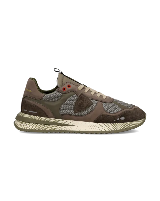 philippe-model-olympique-sneaker-herren-braun-milit-rgr-n image 1
