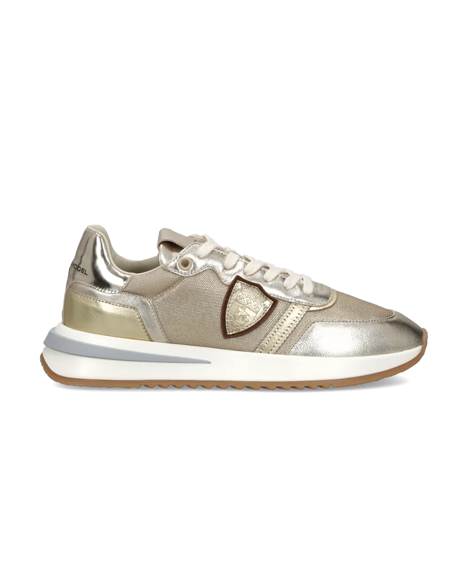 philippe-model-tropez-2-1-damen-low-sneaker-gold image 1