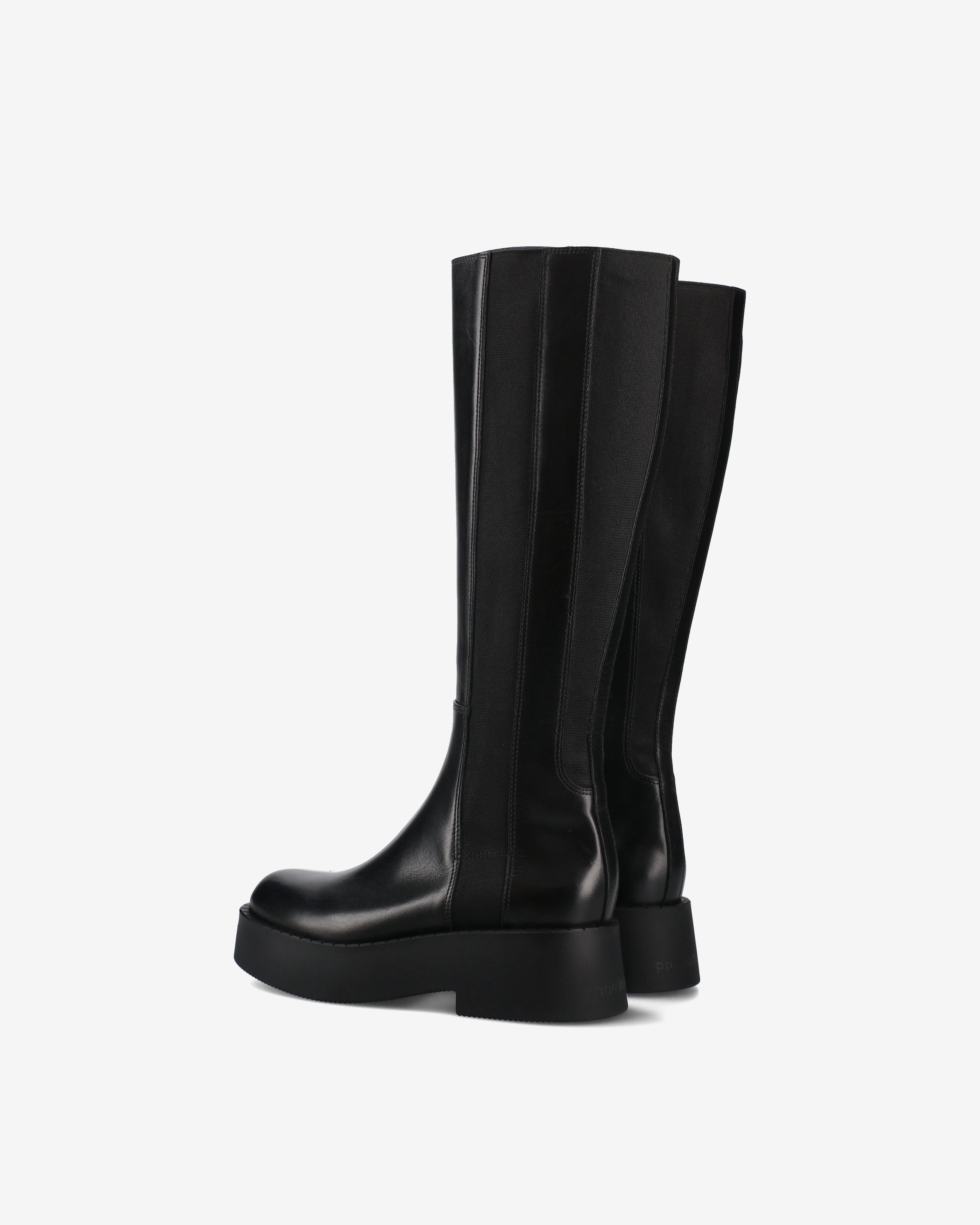 premiata-stivaletti-stiefel-schwarz-leder-damen-made-in-italy image 4