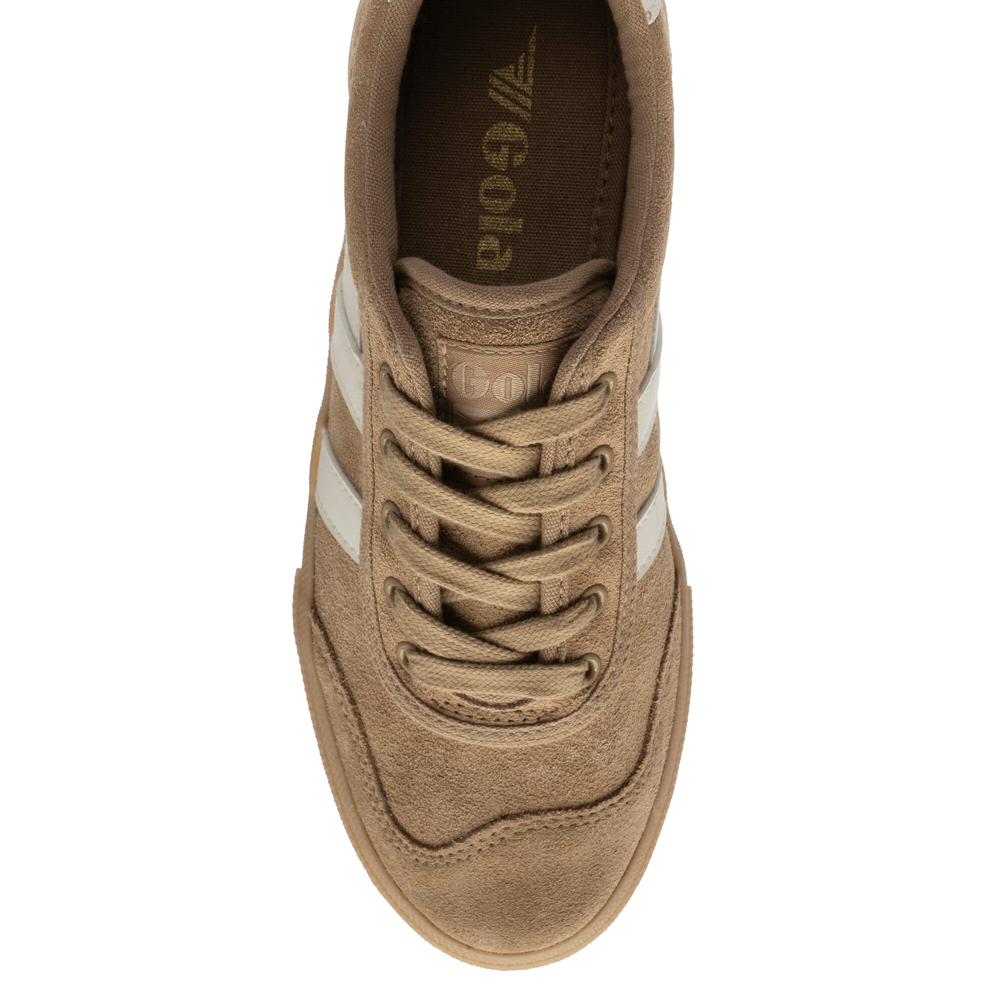 gola-badminton-damen-sneaker-wildleder-hellbraun image 5