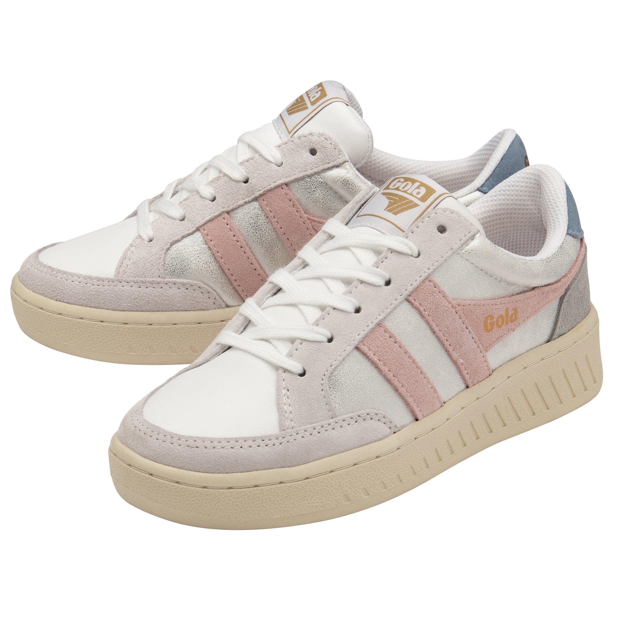 gola-superslam-blaze-damen-sneaker-silber-metallic-court image 3