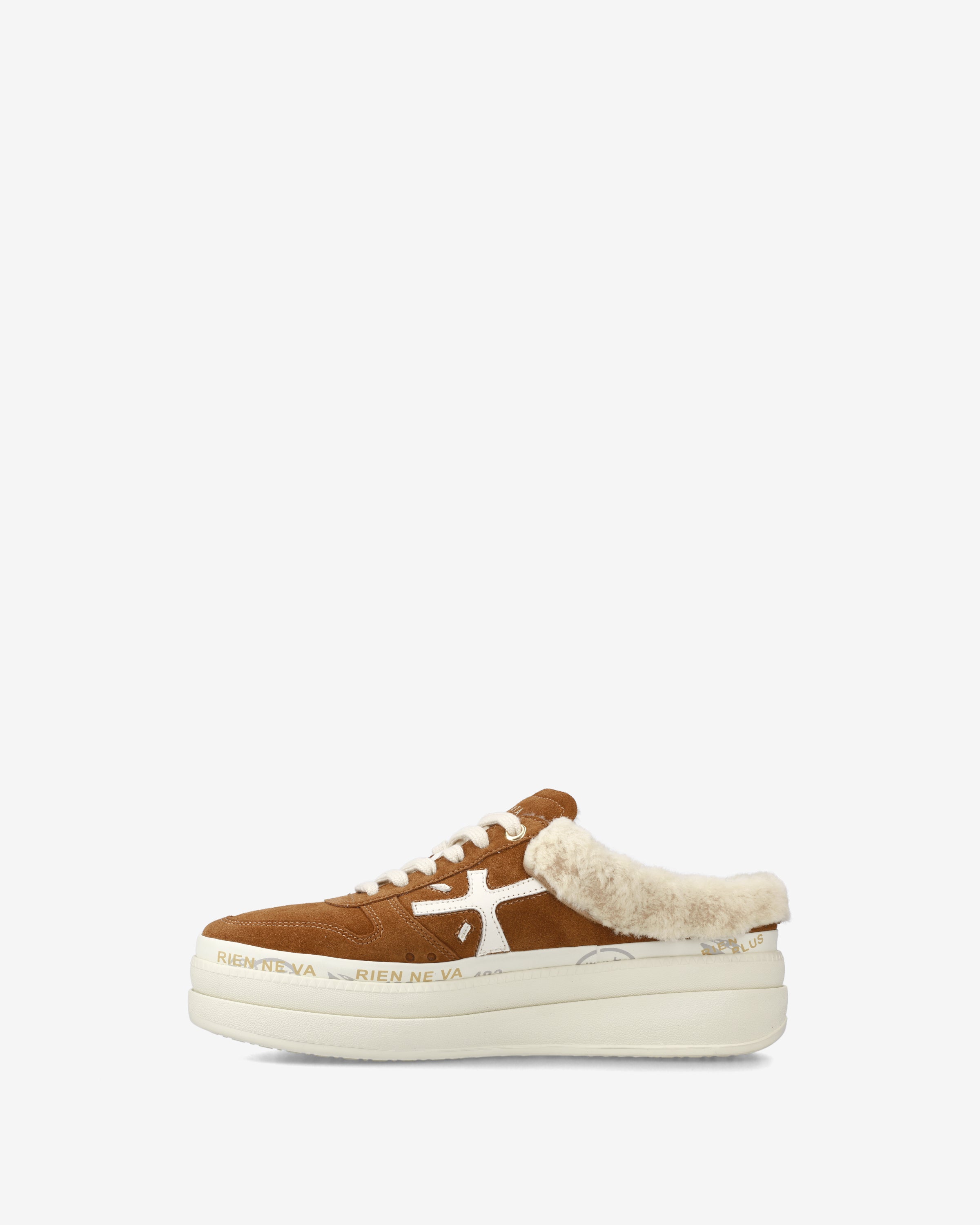 premiata-micol-7016m-damen-platform-sneaker-cognac image 3
