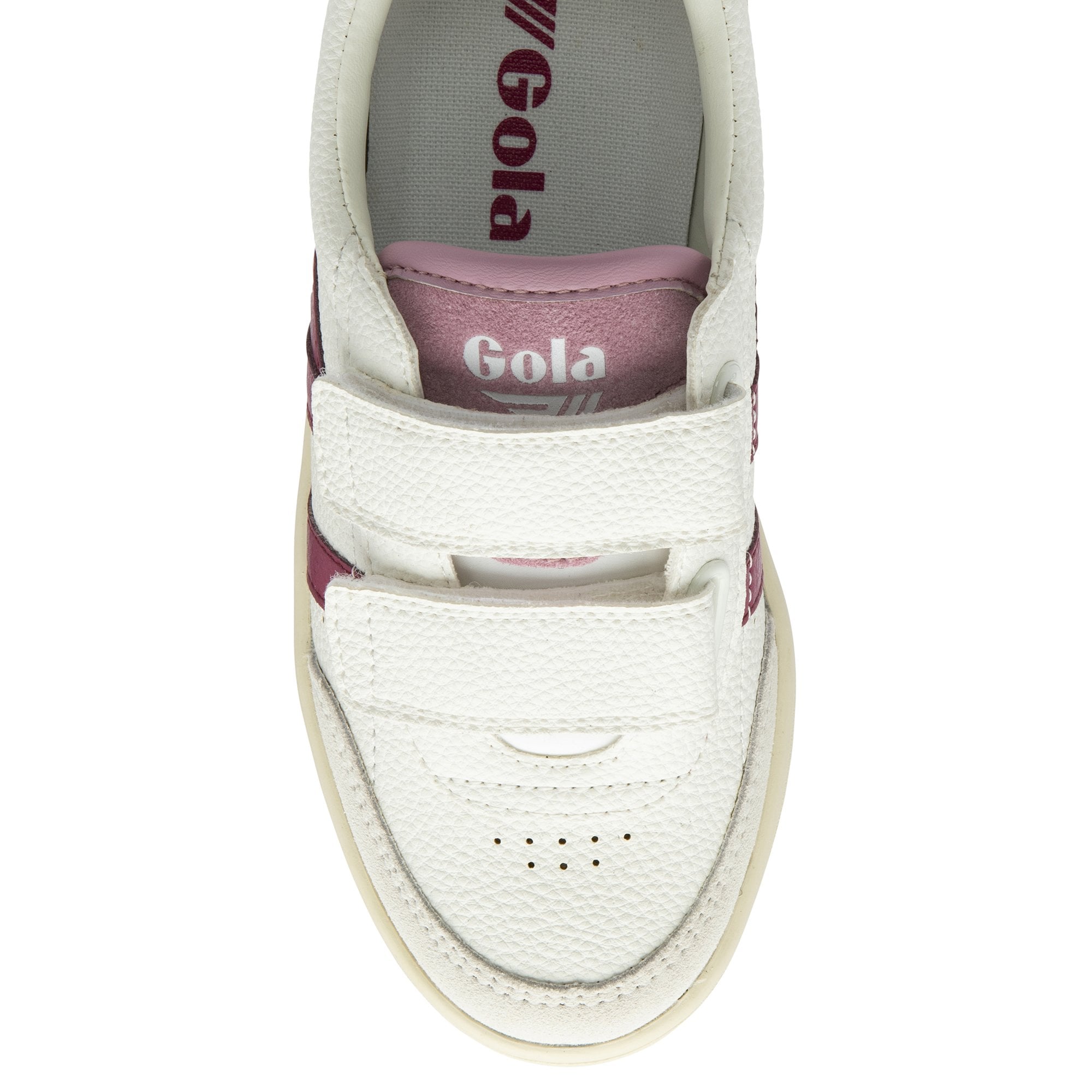 gola-falcon-strap-sneaker-f-r-kinder-wei-kirschrot-terrakotta image 5