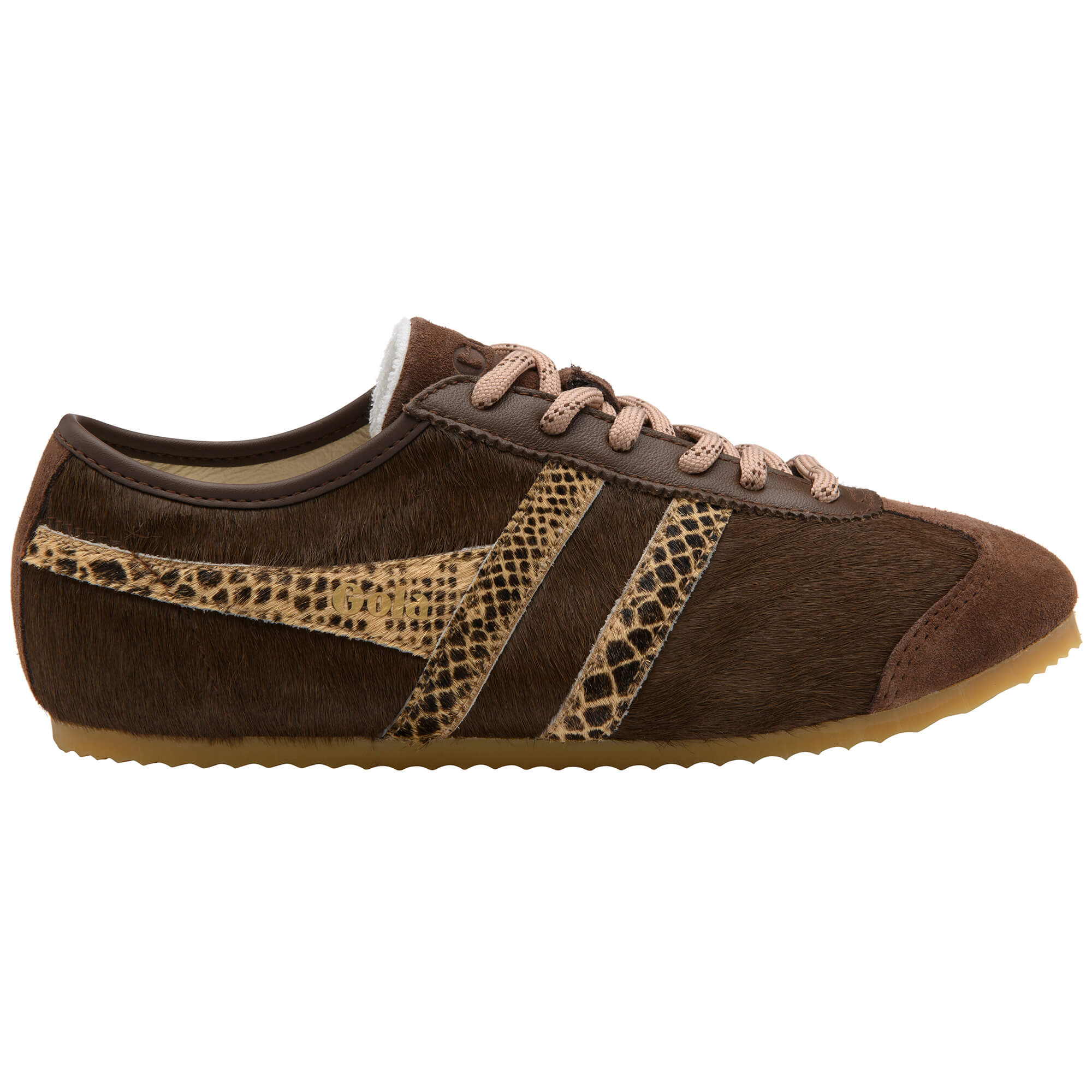 gola-cleora-luxe-damensneaker-root-brown-snake-gum-sohle image 1