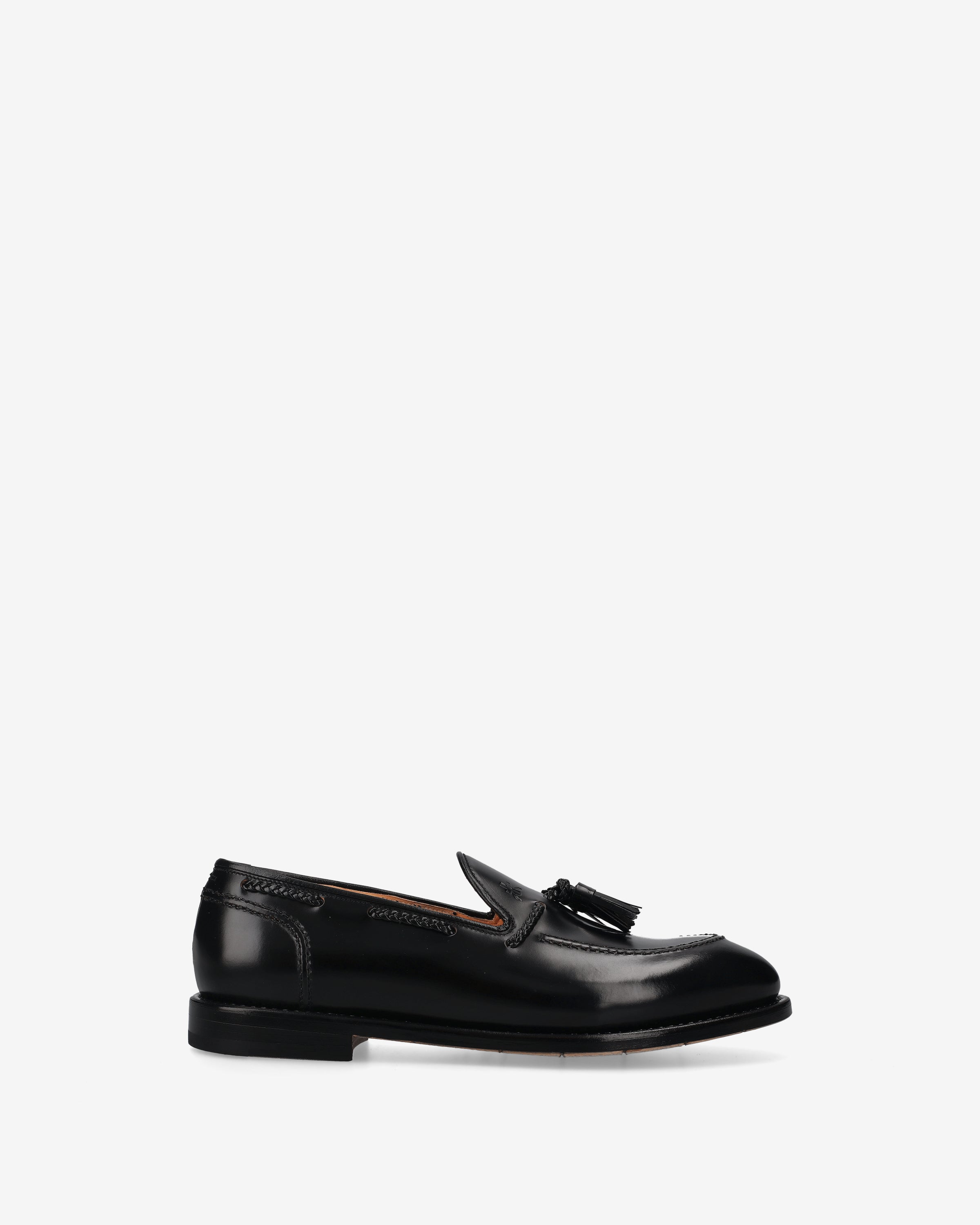 premiata-loafer-herren-leder-mit-quasten-schwarz image 1