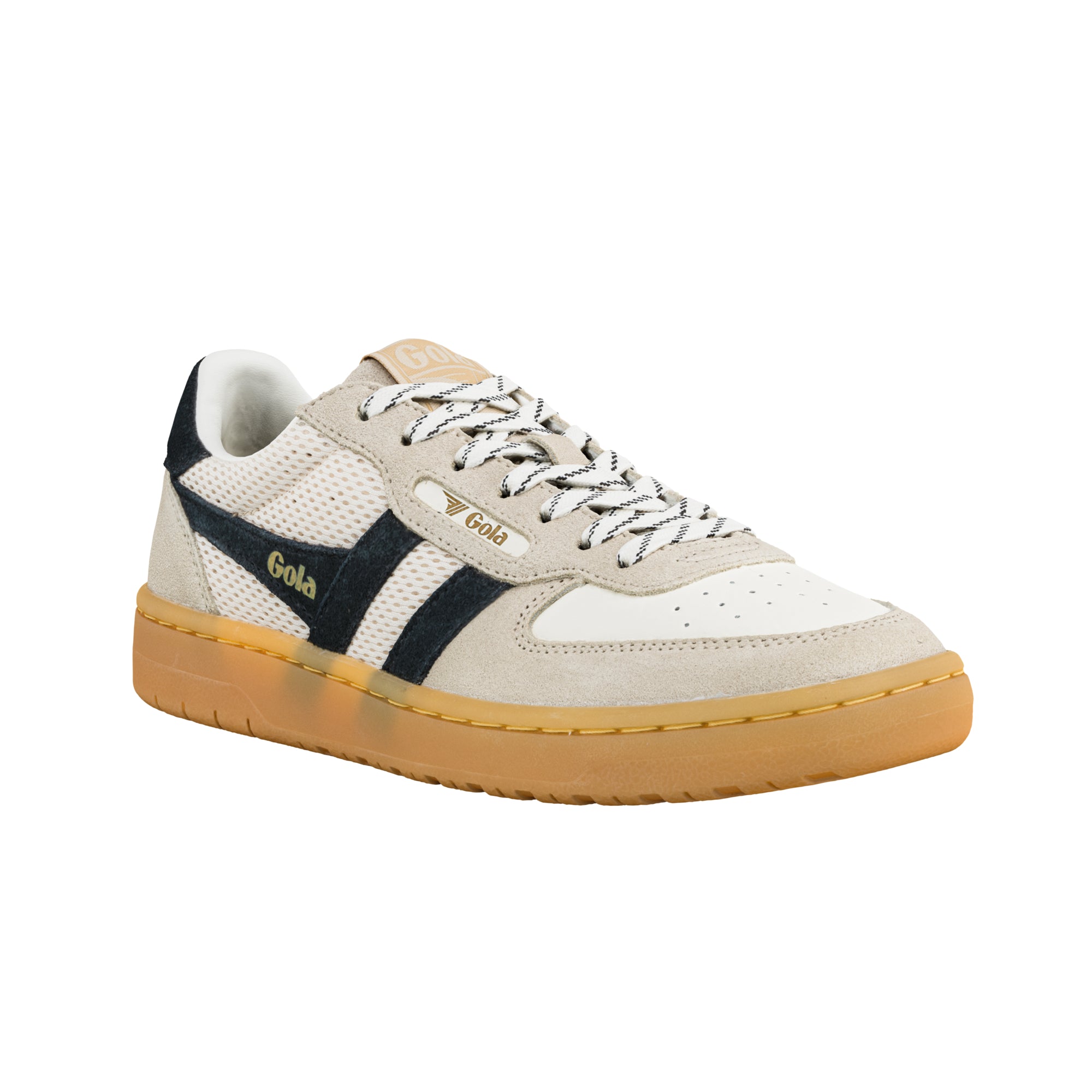 gola-hawk-83-damen-sneaker-wei-schwarz-mesh image 2
