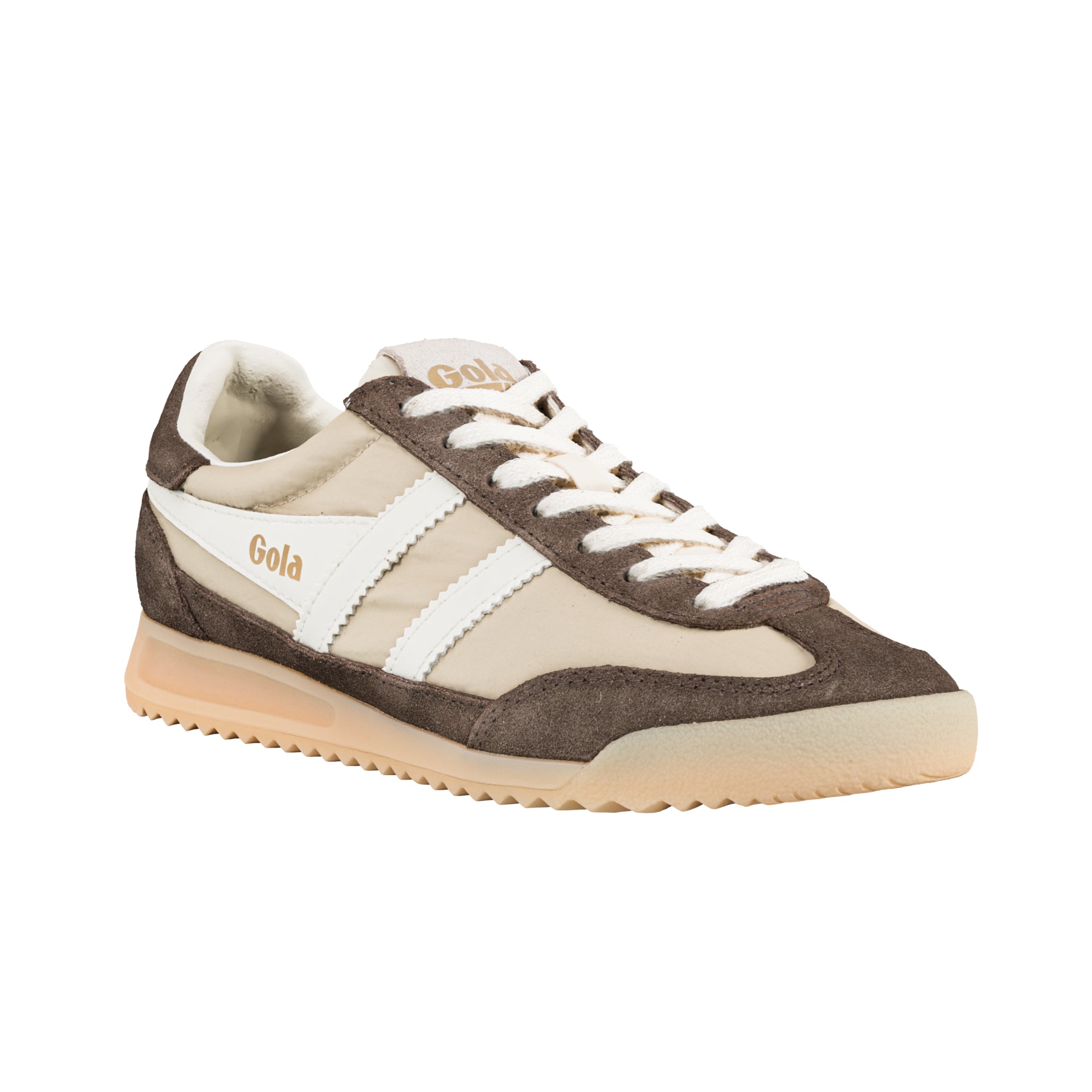 gola-firefly-sneaker-f-r-damen-beige-mokka-off-white image 2