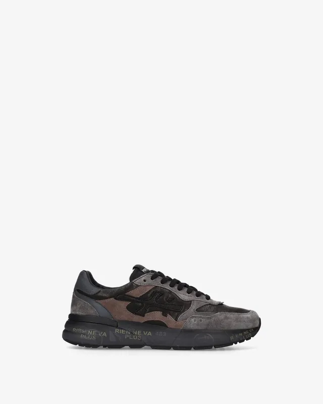 premiata-mick-0-1-8452-sneaker-herren-anthrazit-schwarz image 1