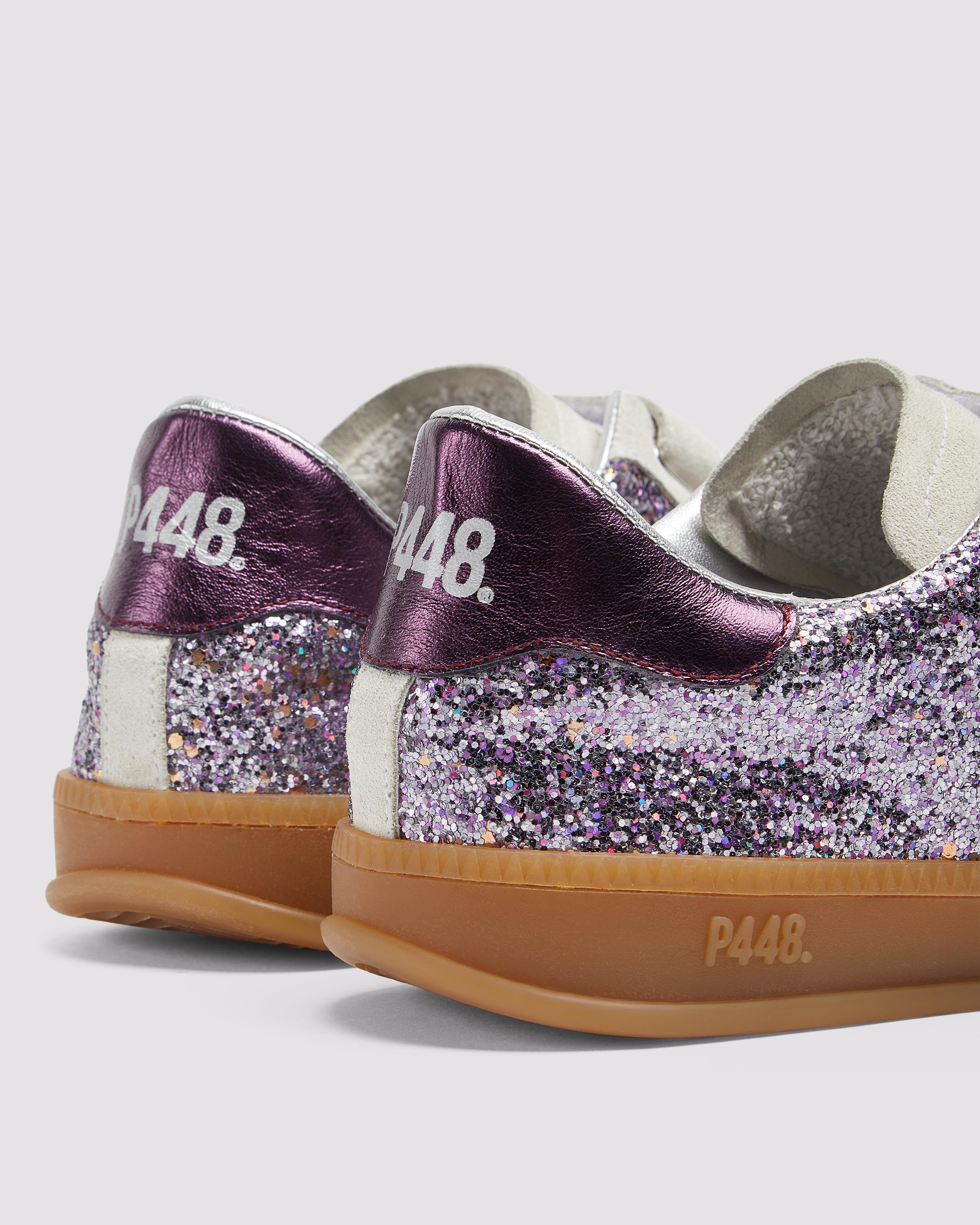 p448-capri-glitter-purple-low-top-sneaker-lila-damen image 5