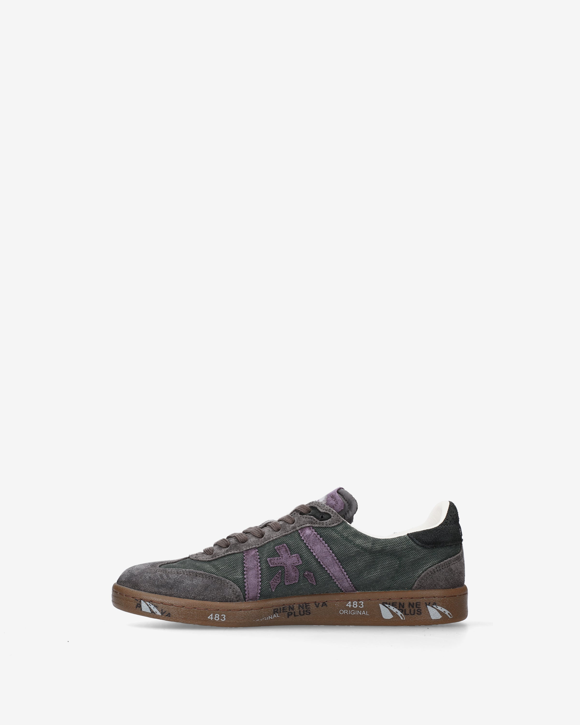premiata-bonnie-8592-sneaker-gr-n-grau-lila-damen image 3