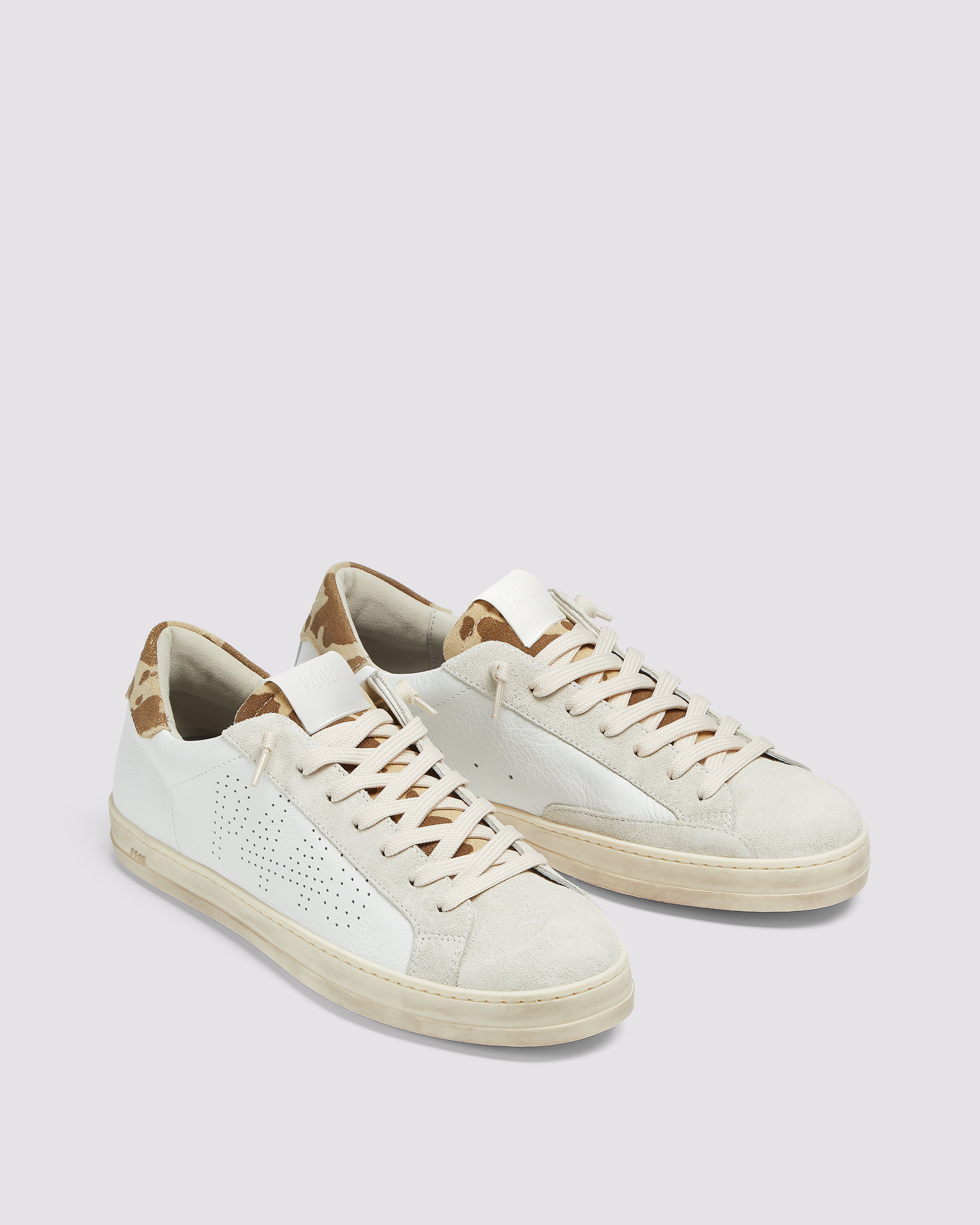 p448-john-wild-cow-white-damen-low-top-sneaker image 4