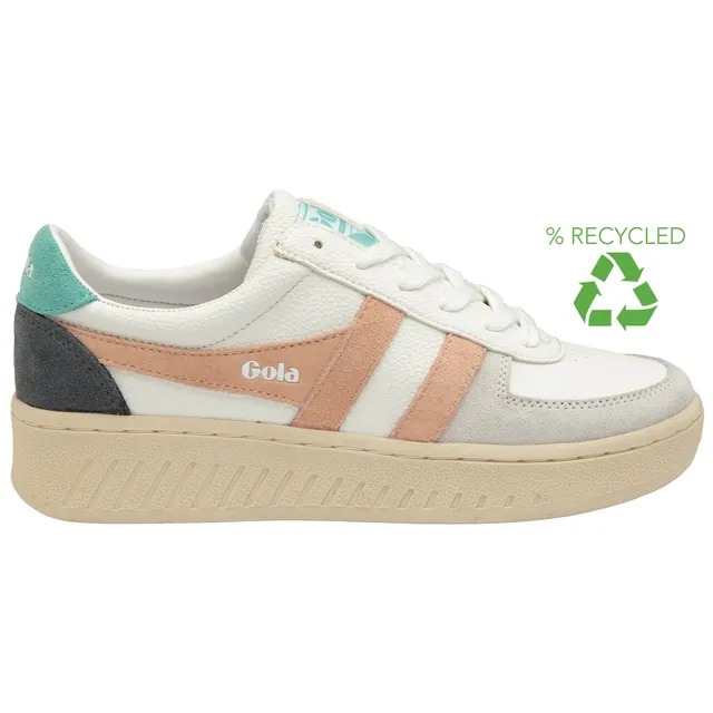 gola-grandslam-trident-damen-sneaker-wei-perlmuttrosa-meeresnebel image 1