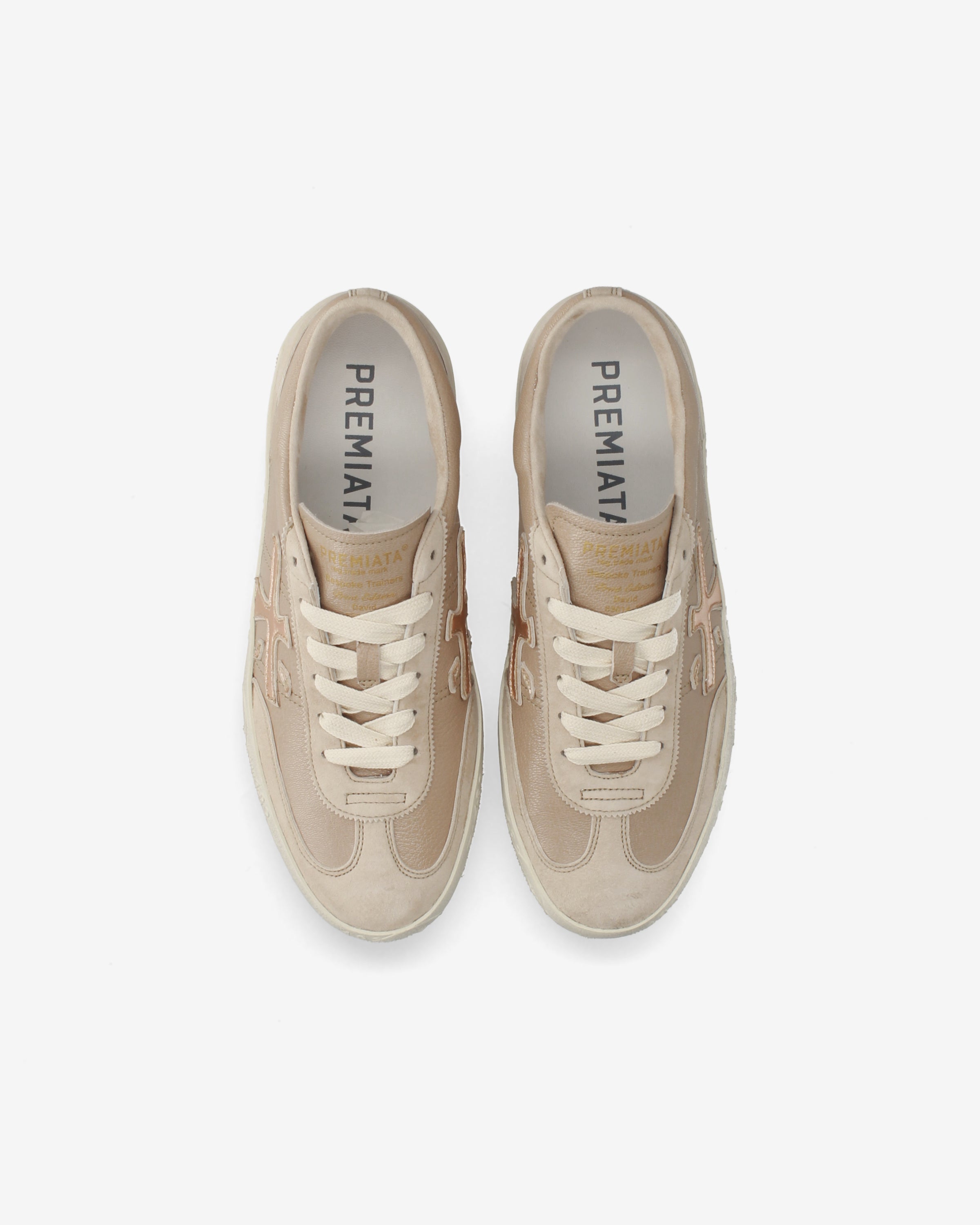 premiata-davidd-8605-sneaker-damen-beige image 6