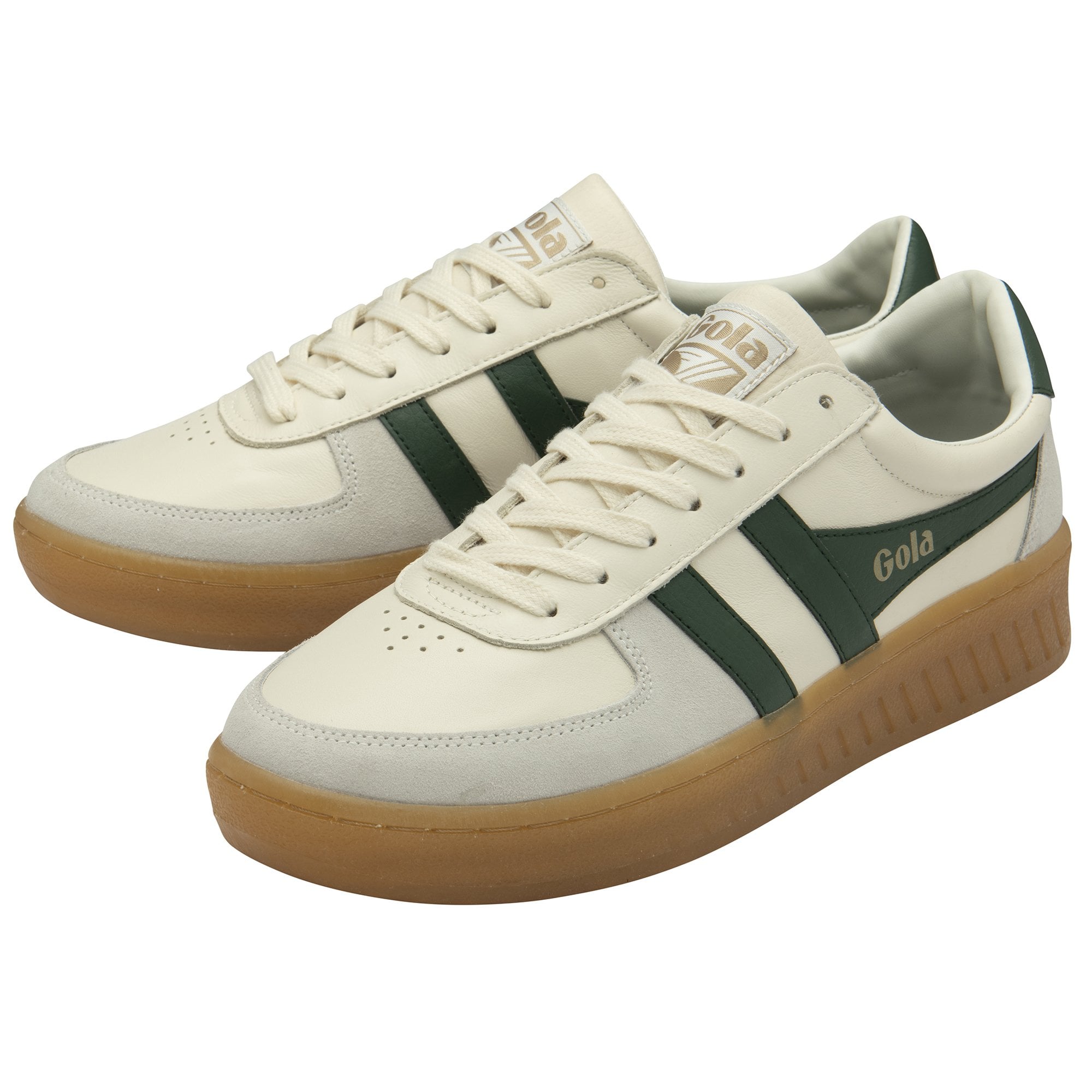 gola-grandslam-elite-herren-sneaker-off-white-dunkelgr-n image 3