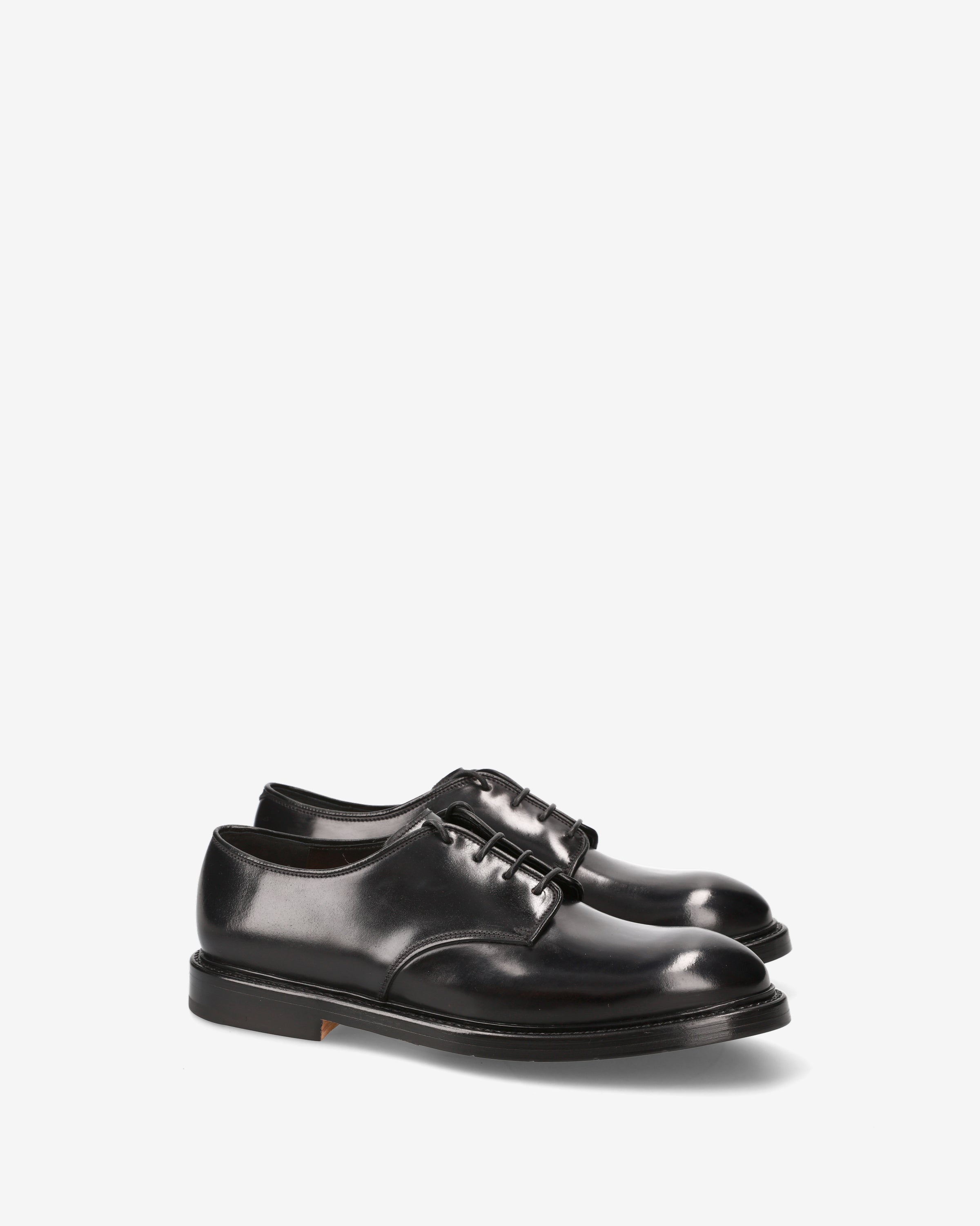 premiata-derby-schuhe-herren-schwarz-leder-made-in-italy image 2