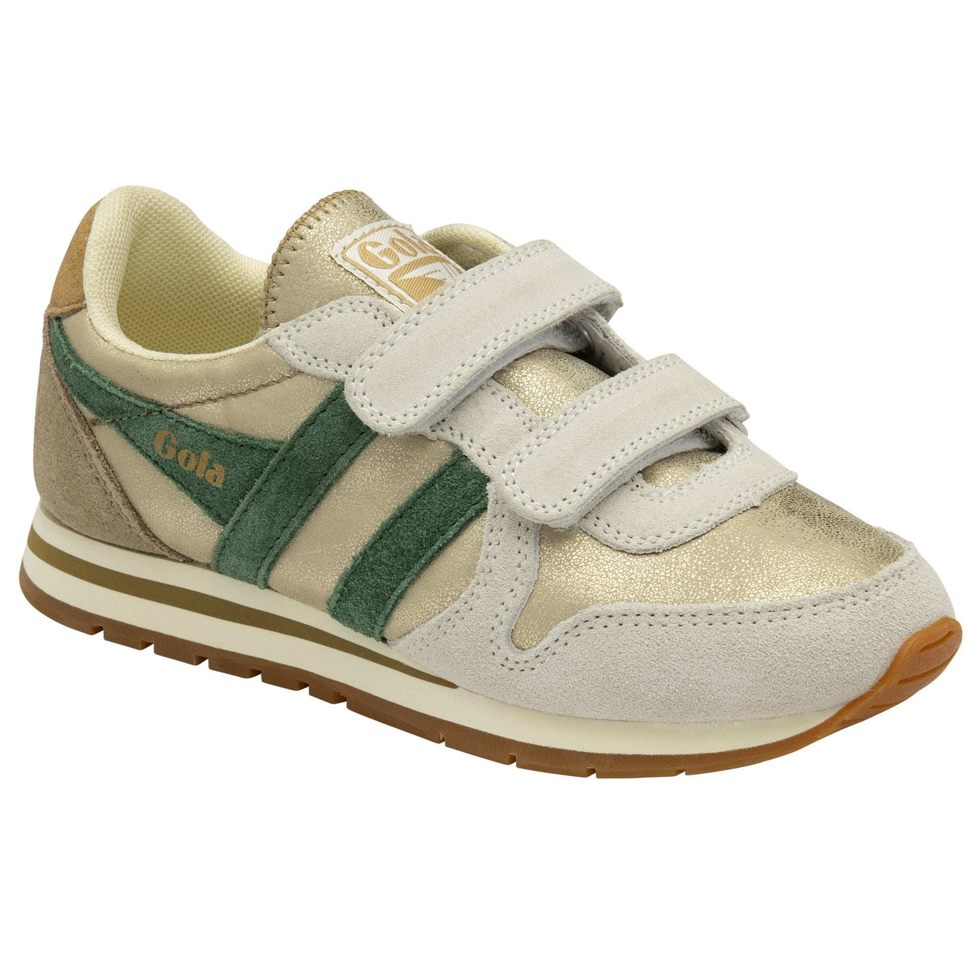 gola-daytona-blaze-strap-kinder-sneaker-gold-tannengr-n-braun image 2