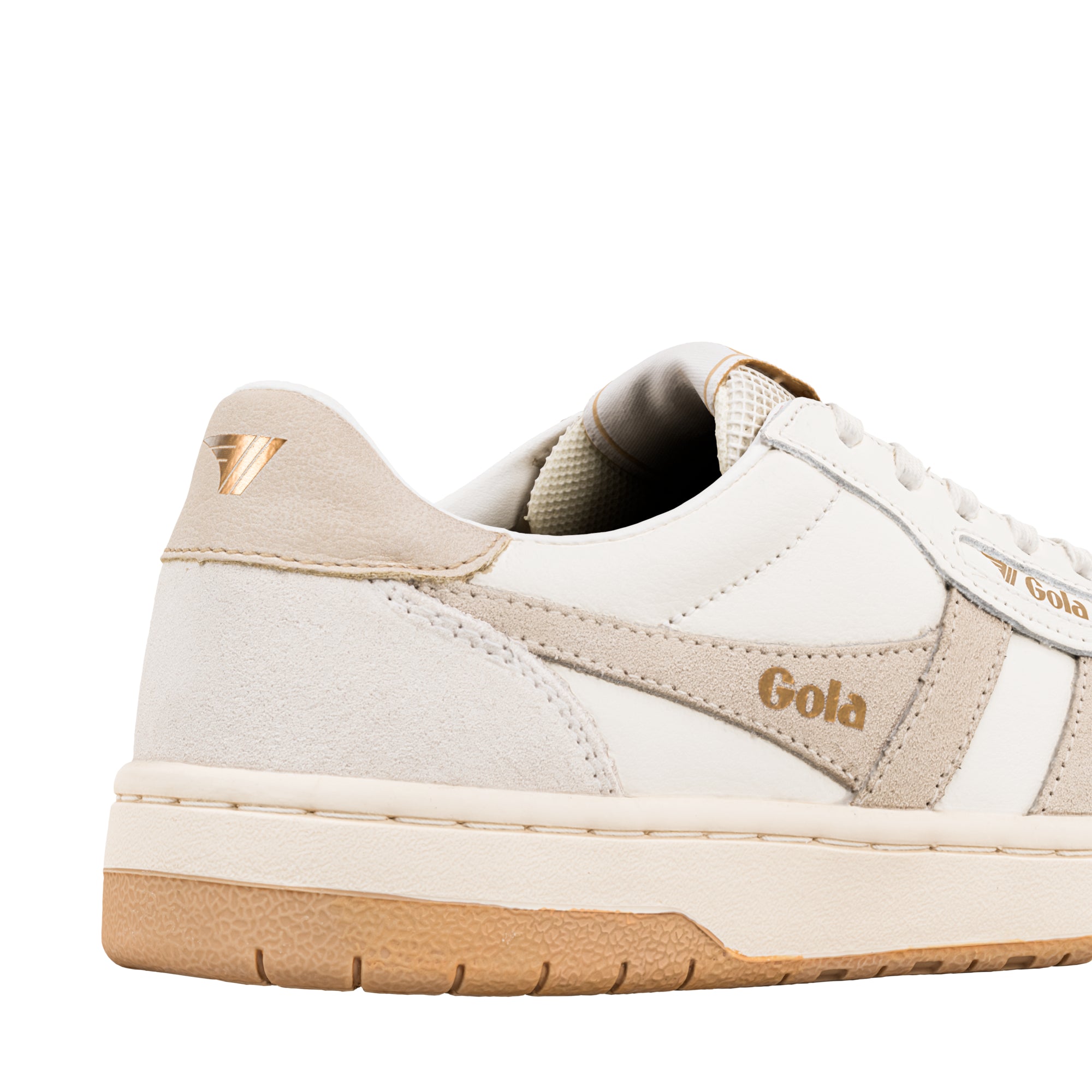 gola-hawk-sneaker-damen-off-white-bone-gold image 6