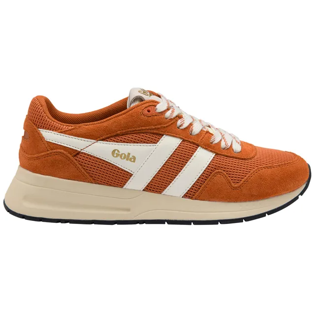 gola-delta-damen-sneaker-wildleder-orange-off-white image 1