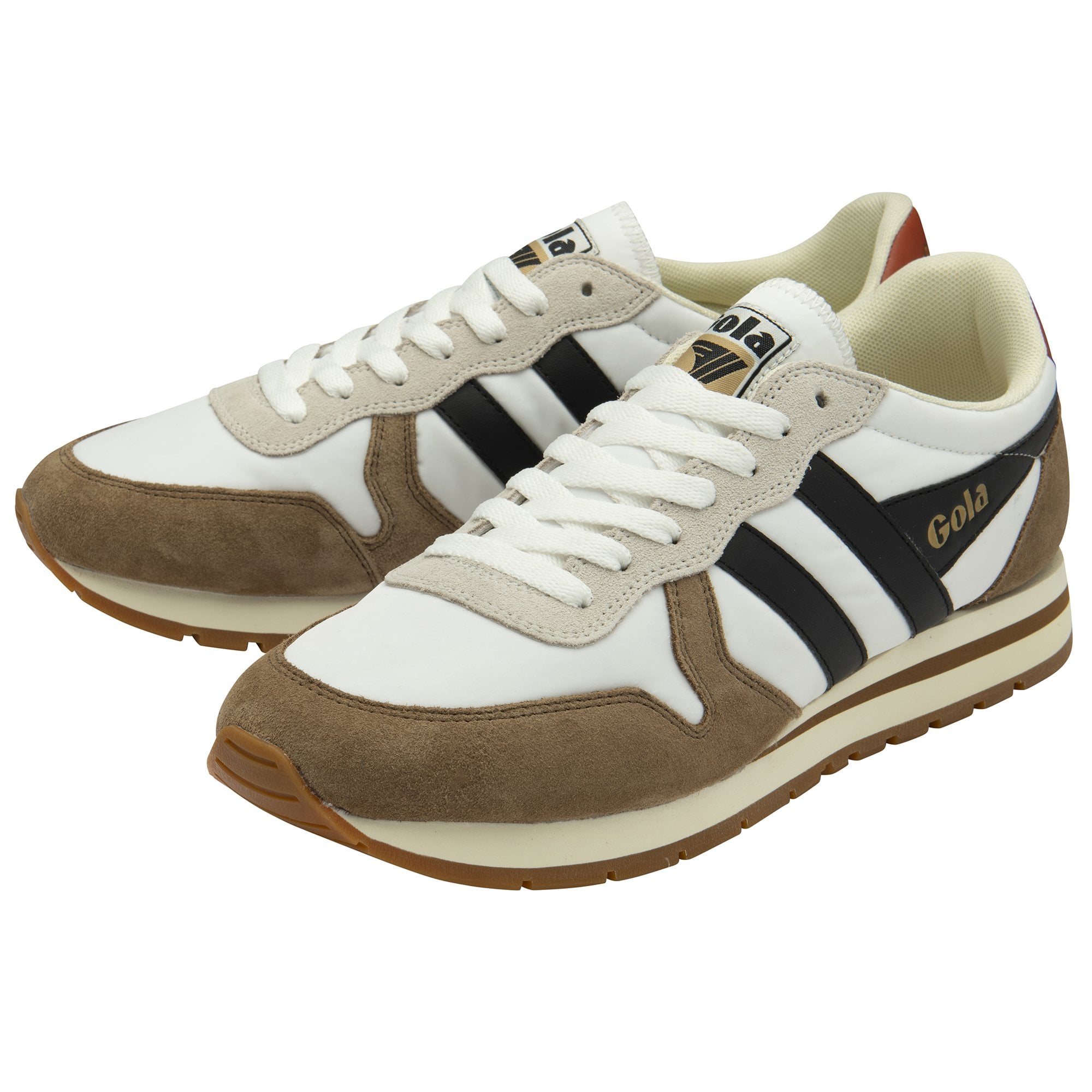 gola-daytona-chute-herren-sneaker-off-white-tabak image 3