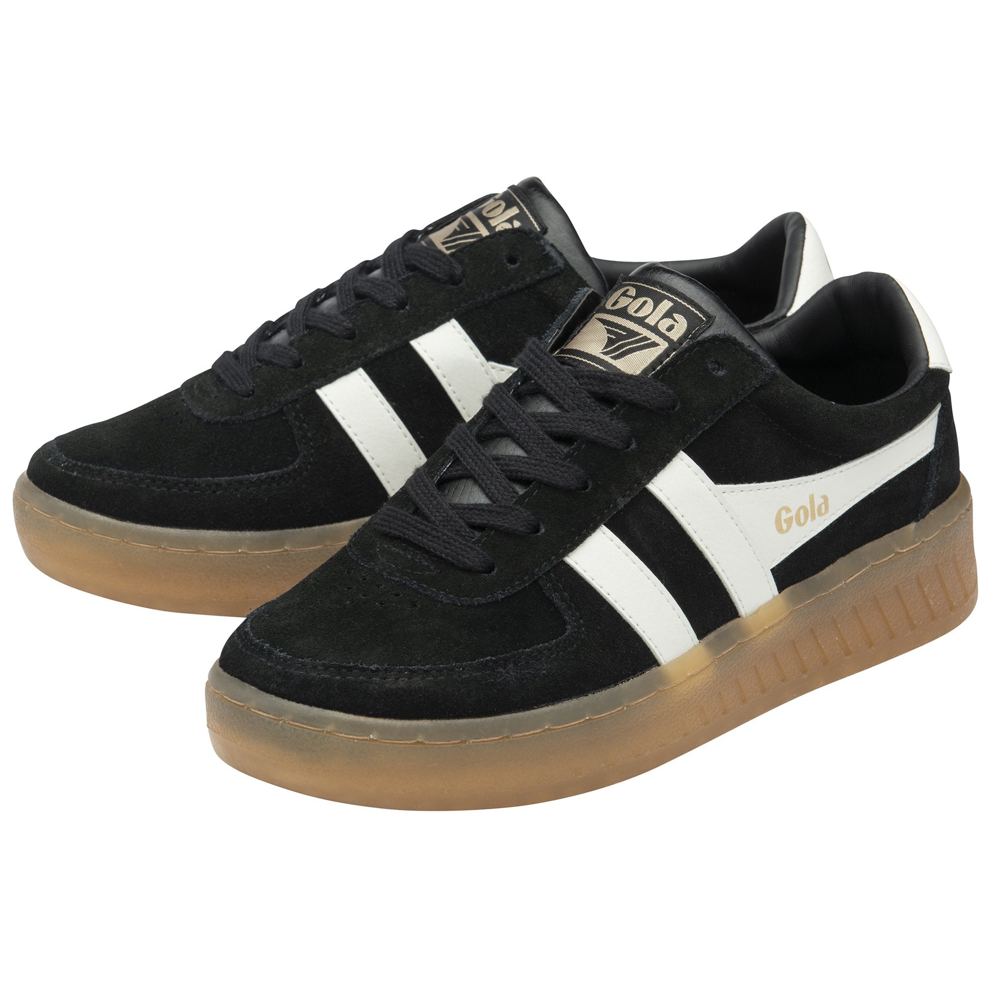 gola-grandslam-suede-damen-sneaker-schwarz-off-white image 3