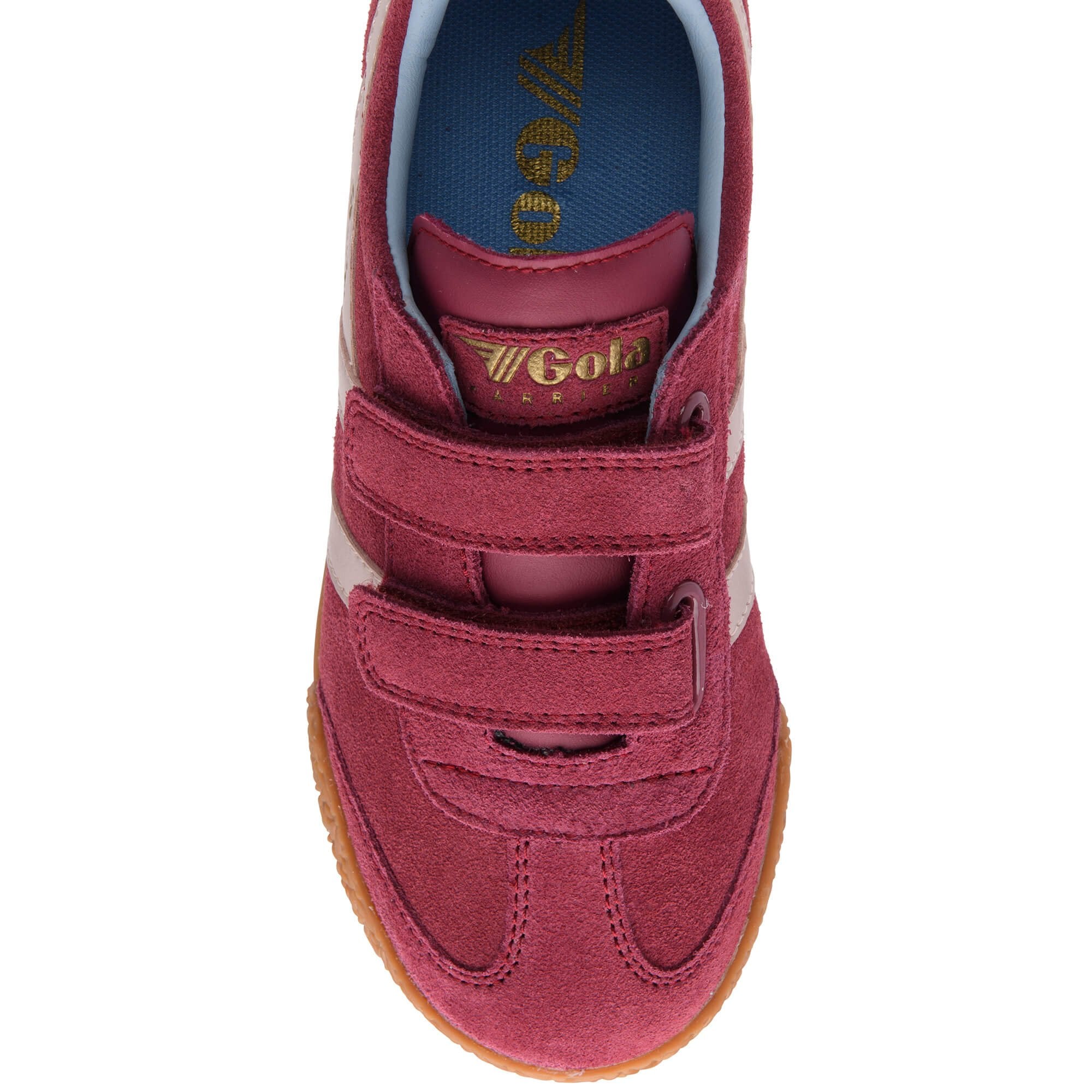 gola-harrier-strap-sneaker-f-r-kinder-cerise-kreide-rosa-luftblau image 5