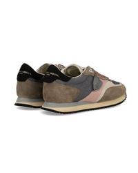 philippe-model-blville-sneaker-damen-grau-anthrazit-rosa image 2