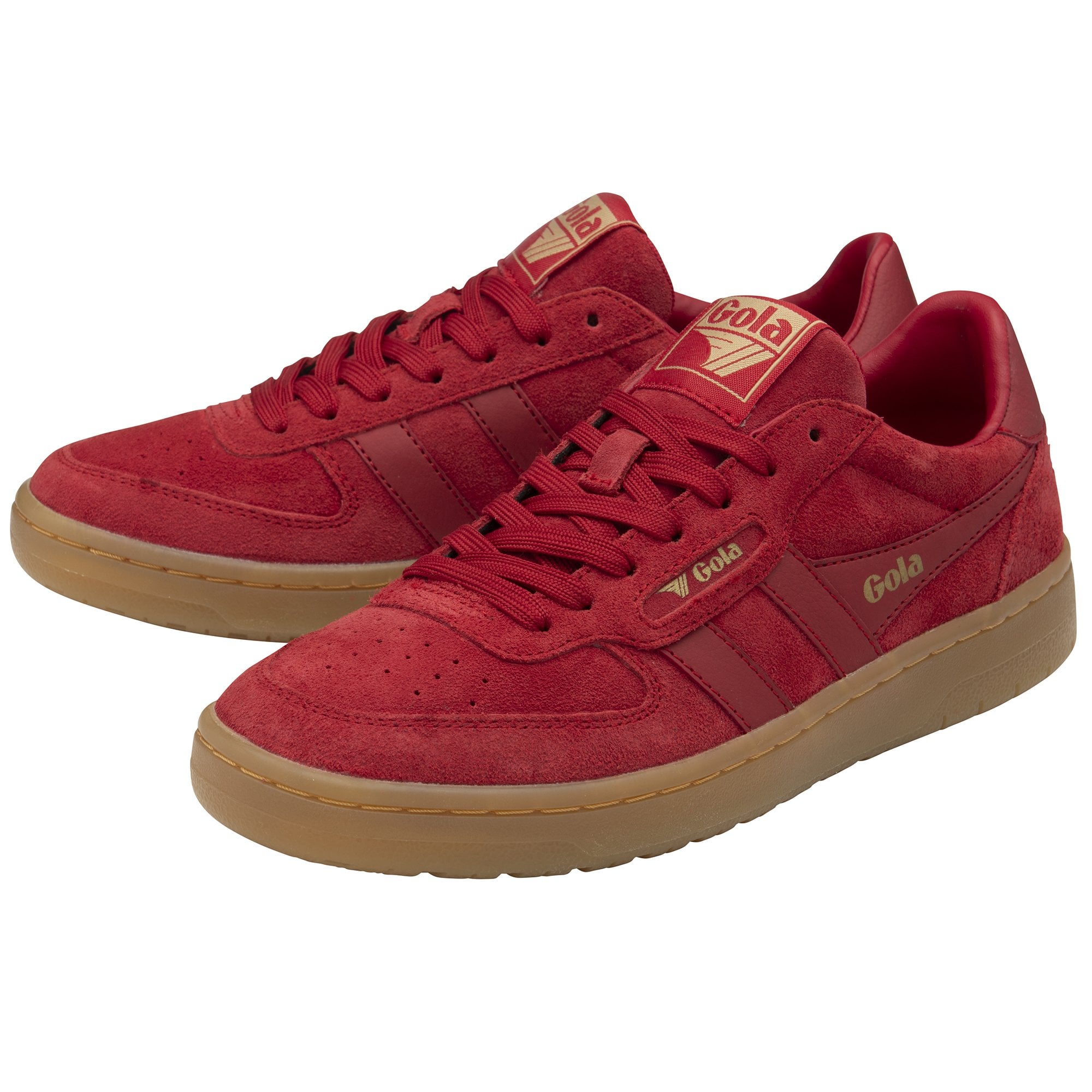 gola-hawk-suede-86-damen-sneaker-rot-wildleder image 3