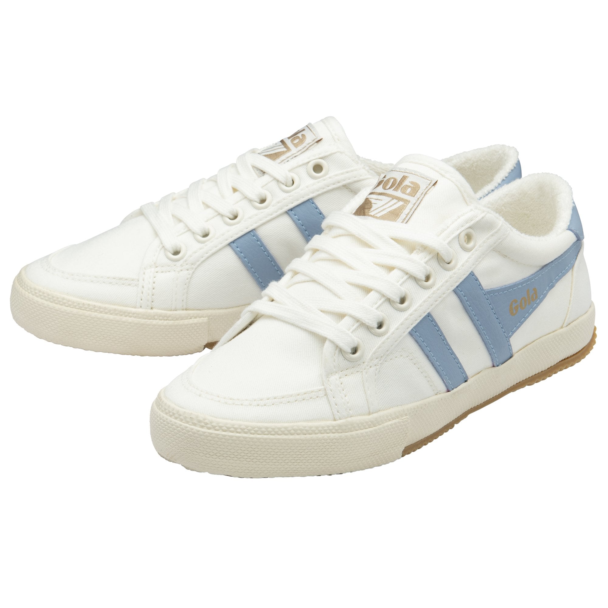 gola-stratus-damen-plimsoll-sneaker-off-white-canvas image 3