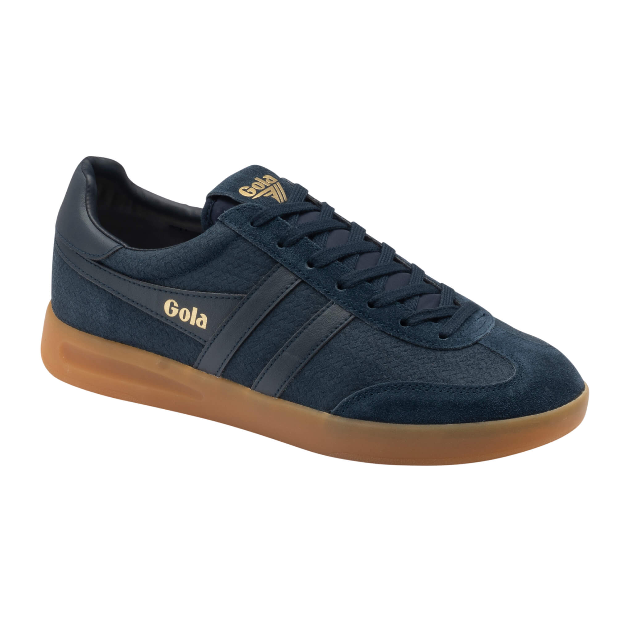gola-cyclone-marque-herren-sneaker-navy-wildleder-gum-sohle image 2