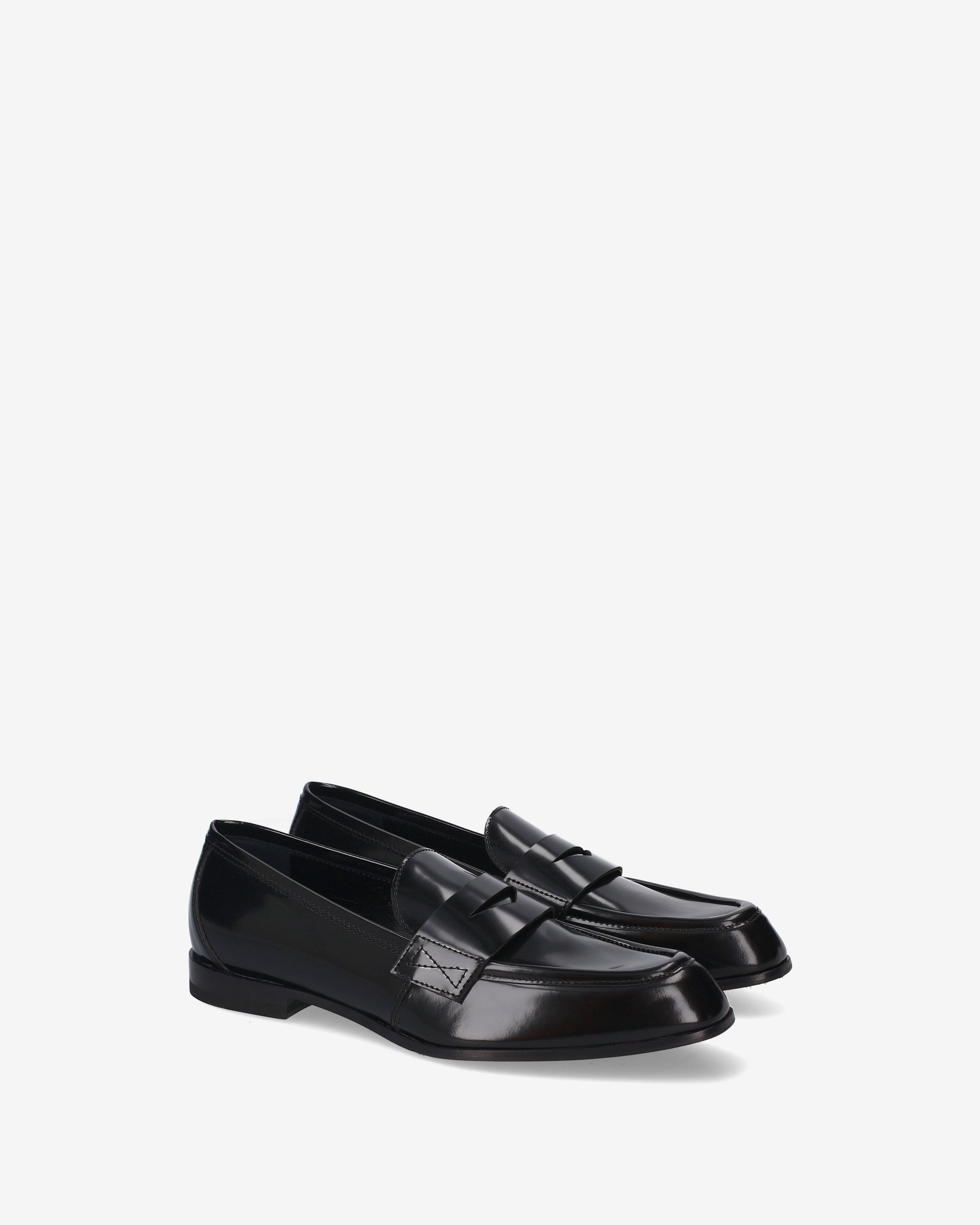 premiata-loafer-damen-schwarz-brushed-leder image 2