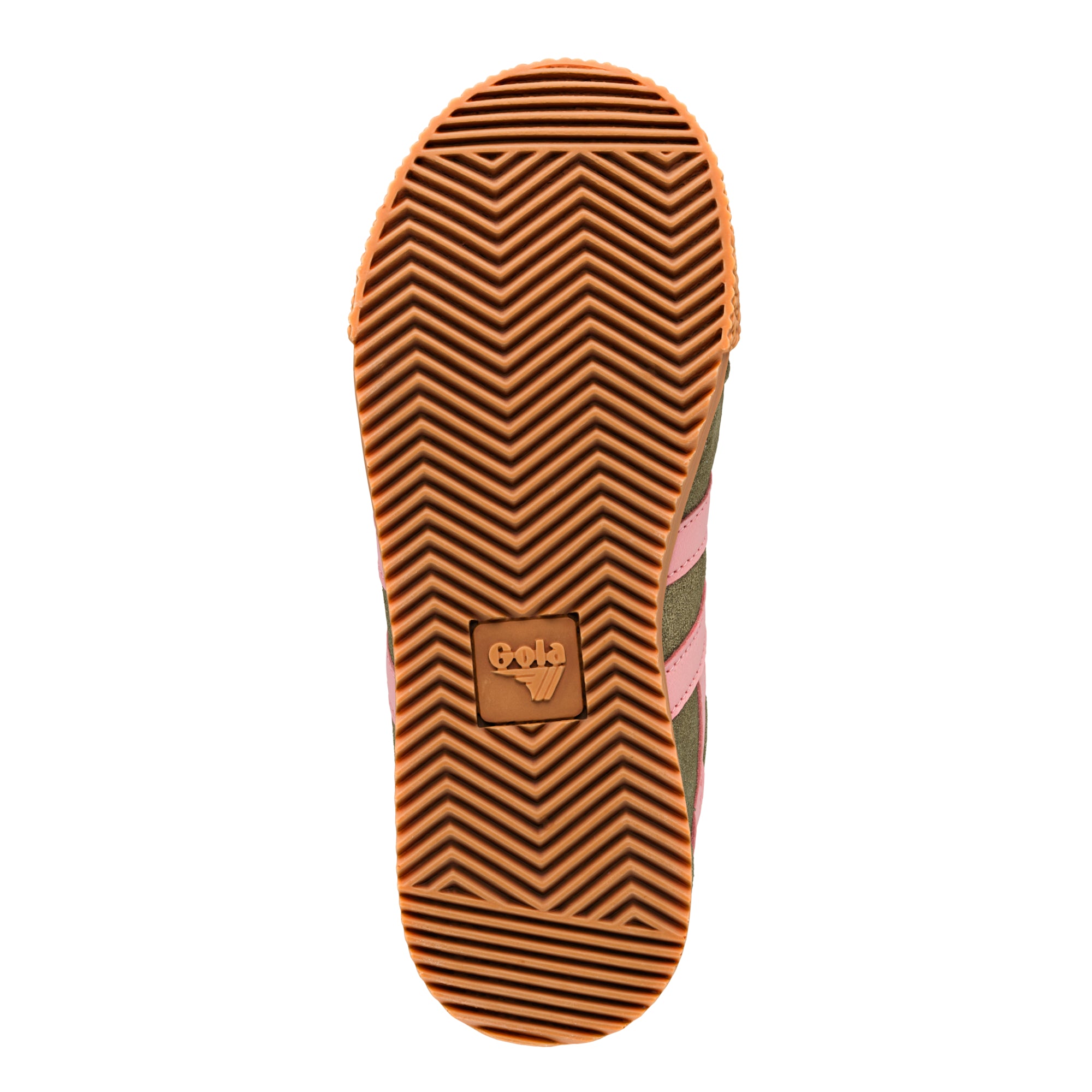 gola-elan-strap-kinder-sneaker-mit-klett-khaki-coral image 7