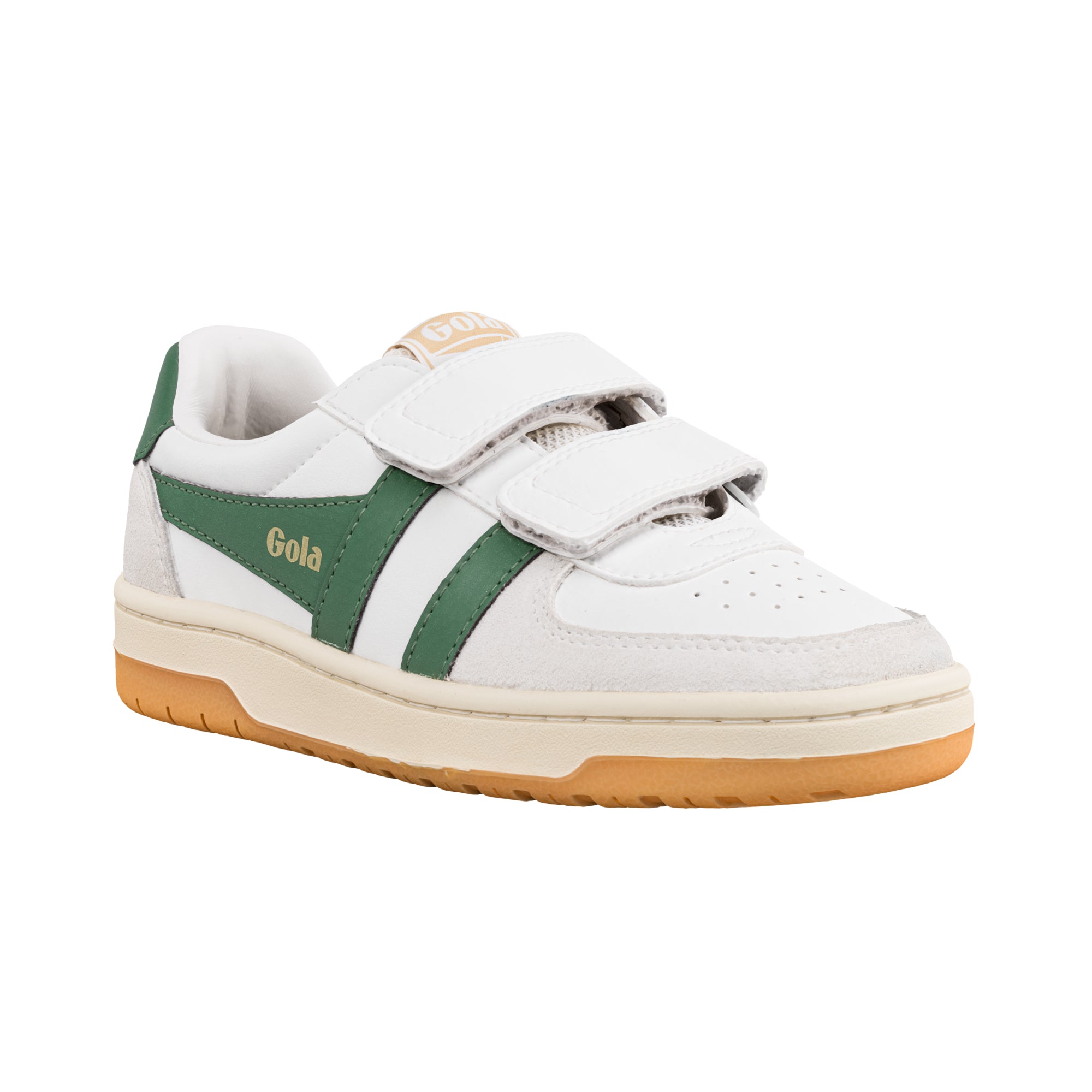 gola-hawk-strap-kinder-sneaker-wei-dunkelgr-n-klett image 2