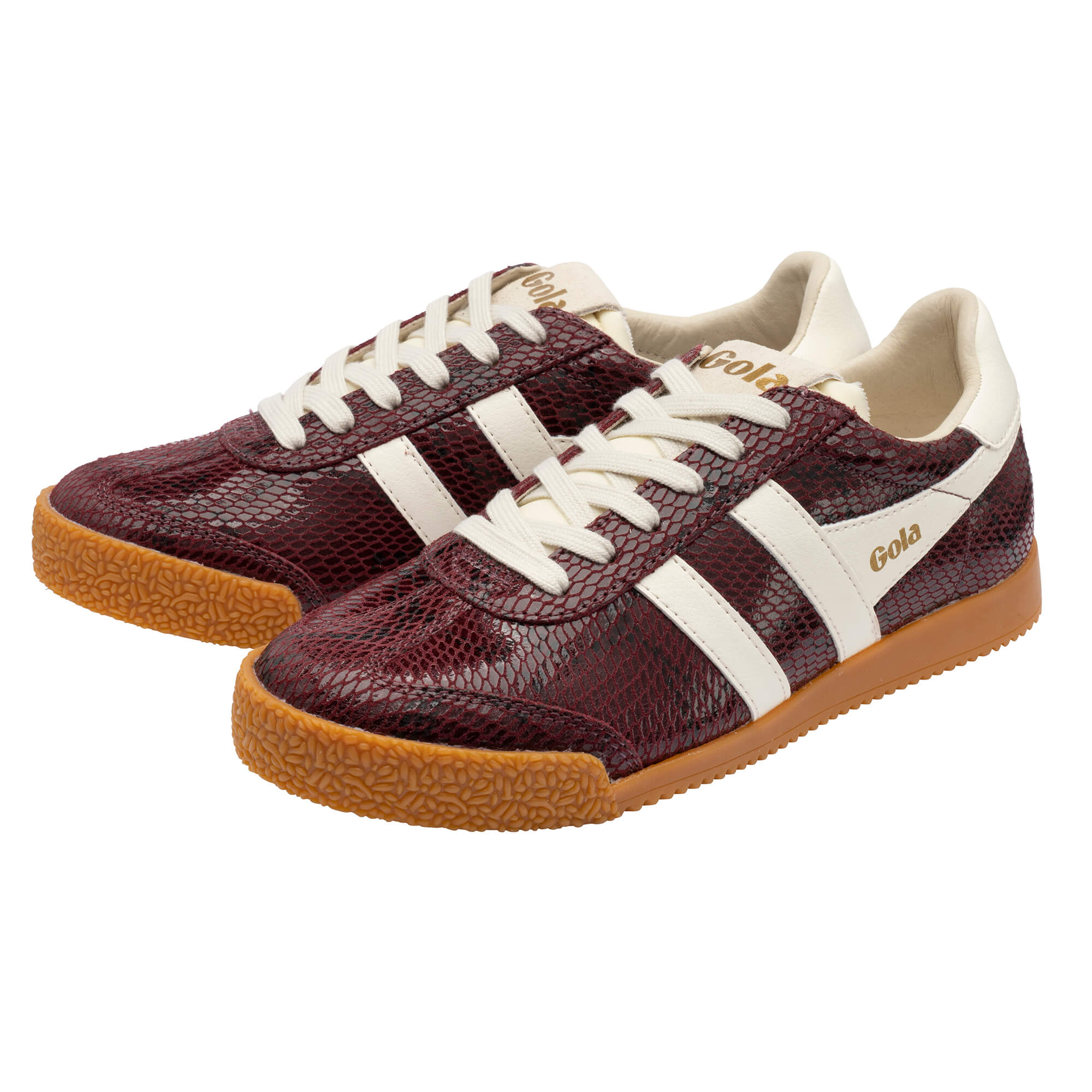 gola-elan-serpent-turnschuhe-f-r-damen-windsorrot-schlangenprint image 3