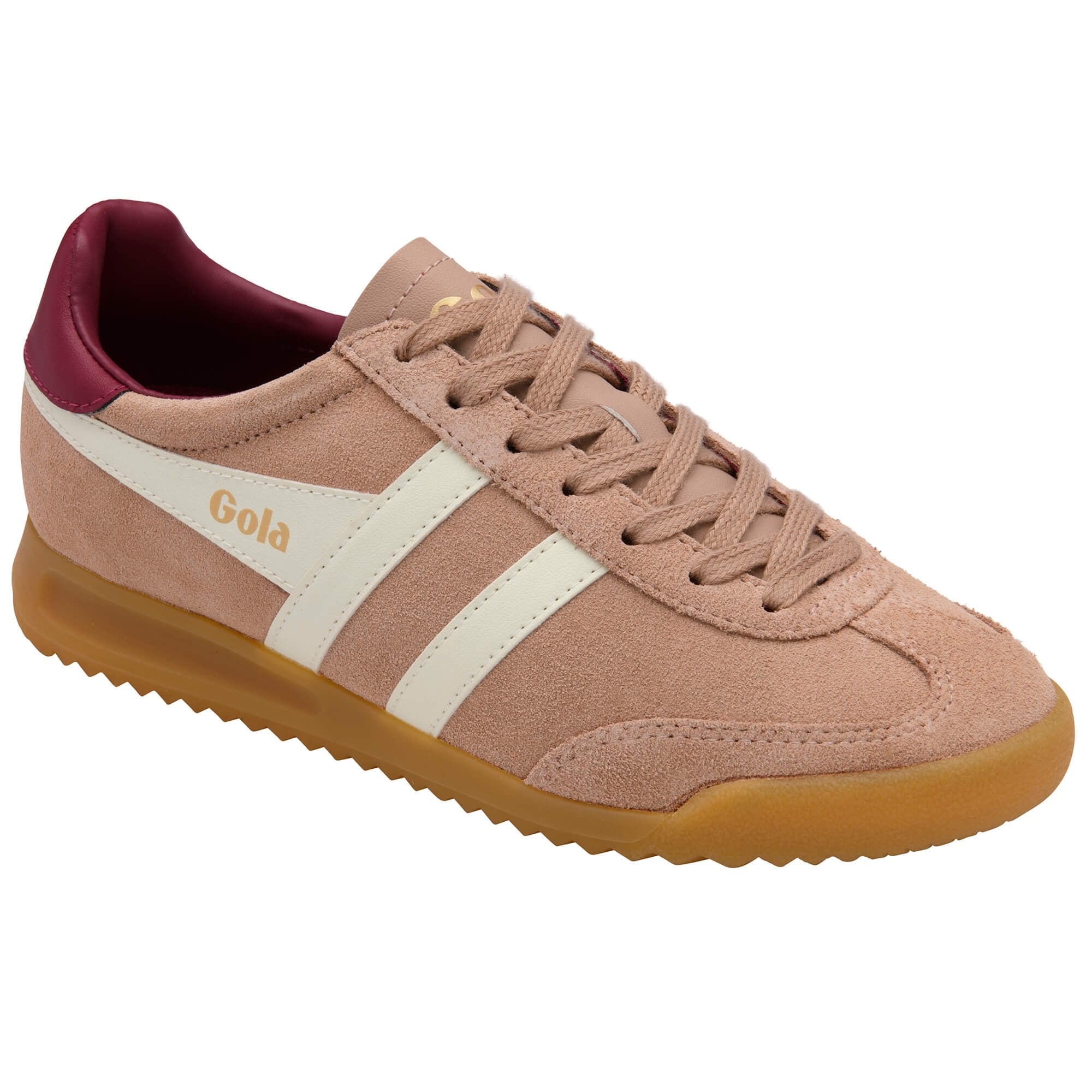 gola-torpedo-sneaker-f-r-damen-cameo-off-white-kirschrot image 2