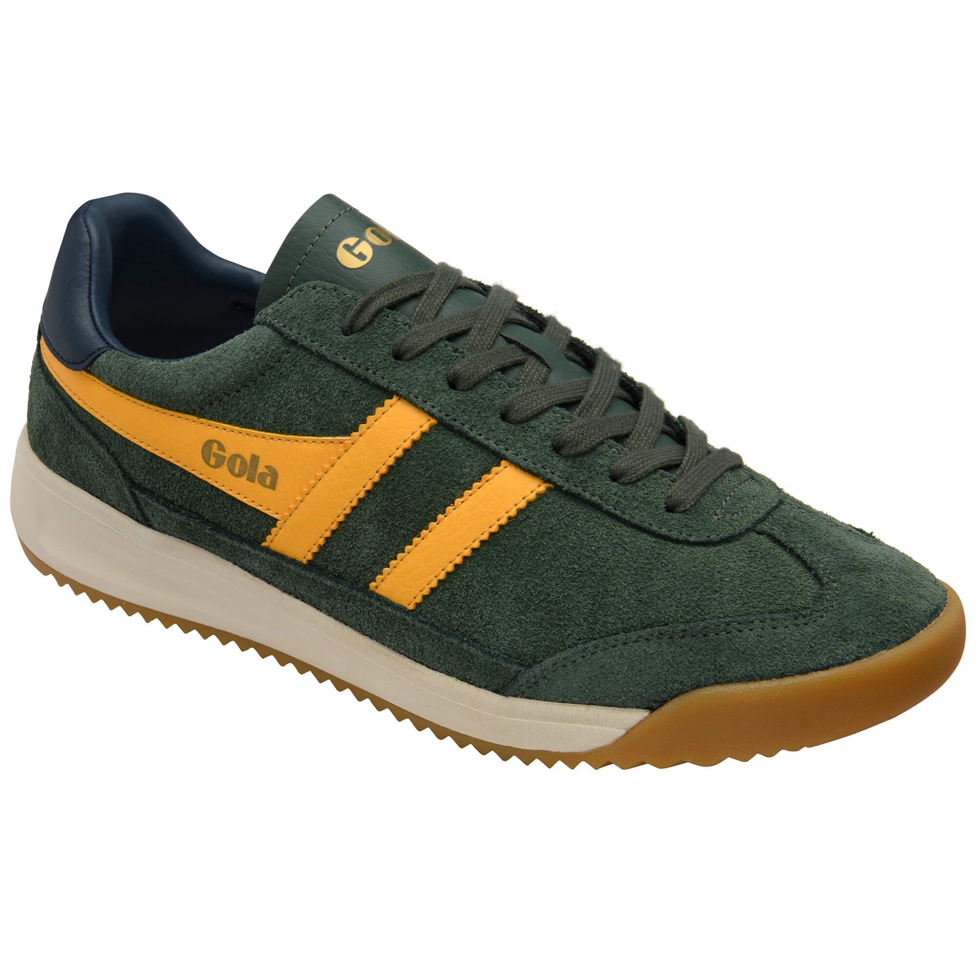 gola-tornado-88-herren-sneaker-evergreen-sonnengelb-navy image 2