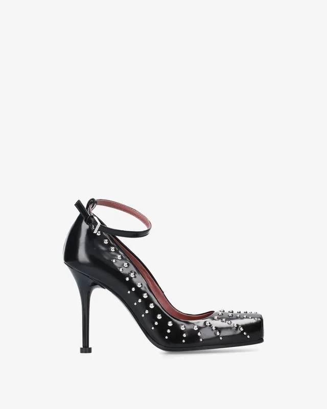 premiata-d-collet-nieten-schwarz-damen-100mm image 1