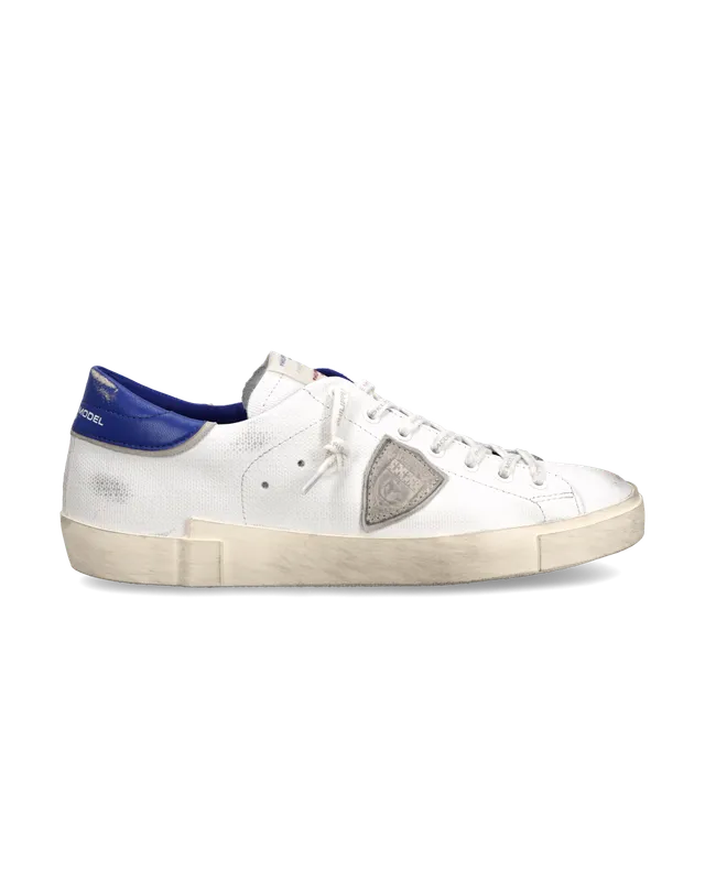 philippe-model-prsx-herren-sneaker-wei-hellblau-flaggen-label image 1