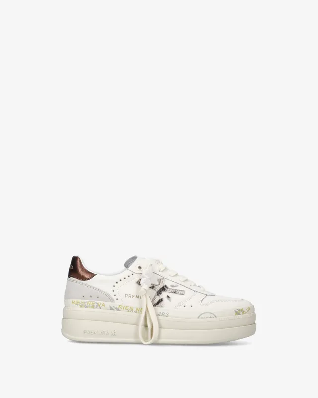 premiata-micol-7035-damen-platform-sneaker-wei-zebra image 1