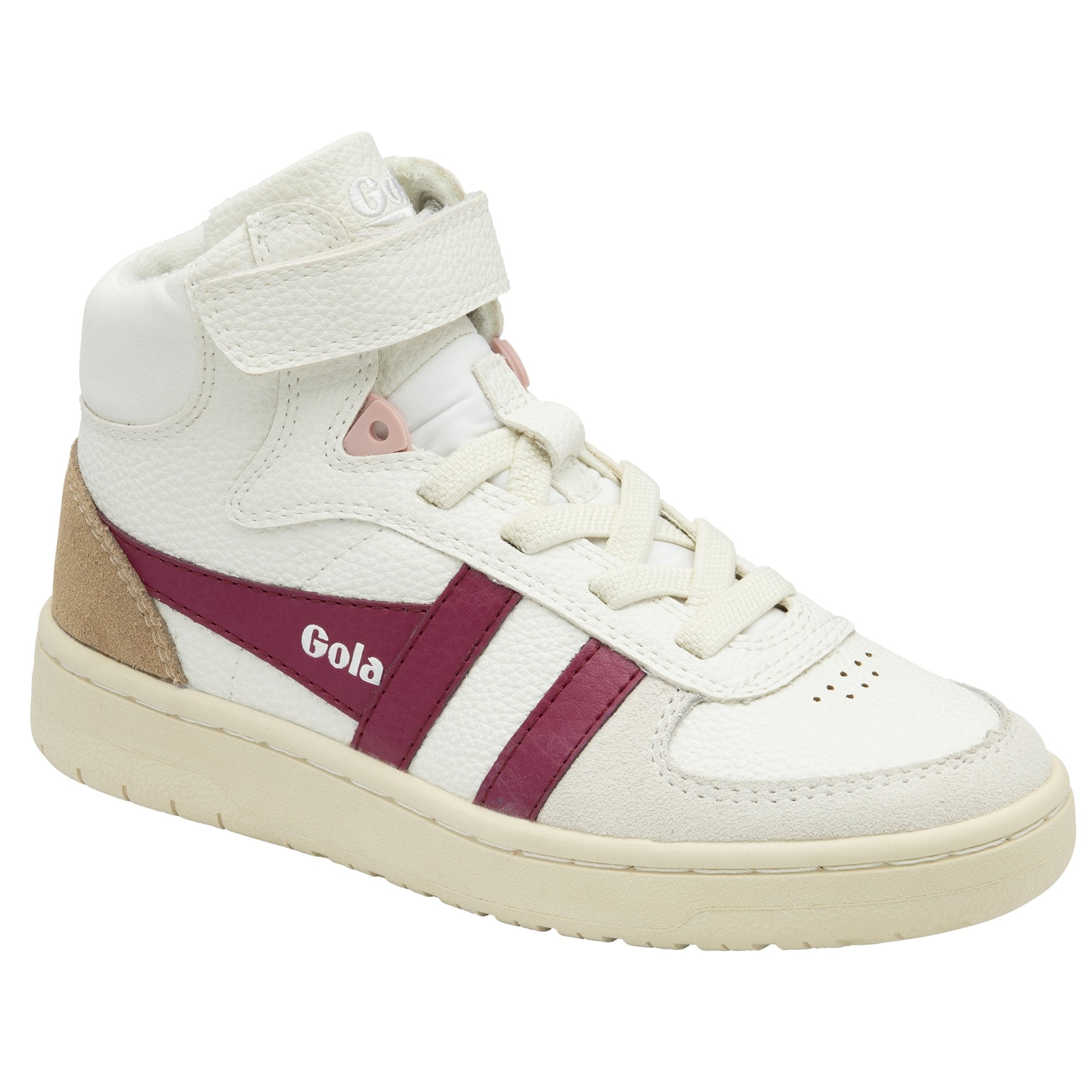 gola-talon-kinder-high-top-sneaker-wei-kirschrot image 2