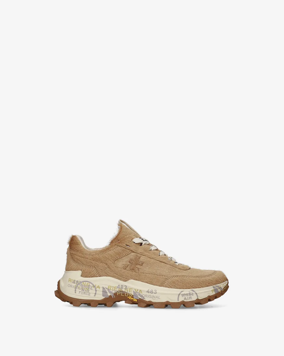 premiata-devind-505-damen-sneaker-cavallino-hellbeige-mit-vibram-sohle image 1